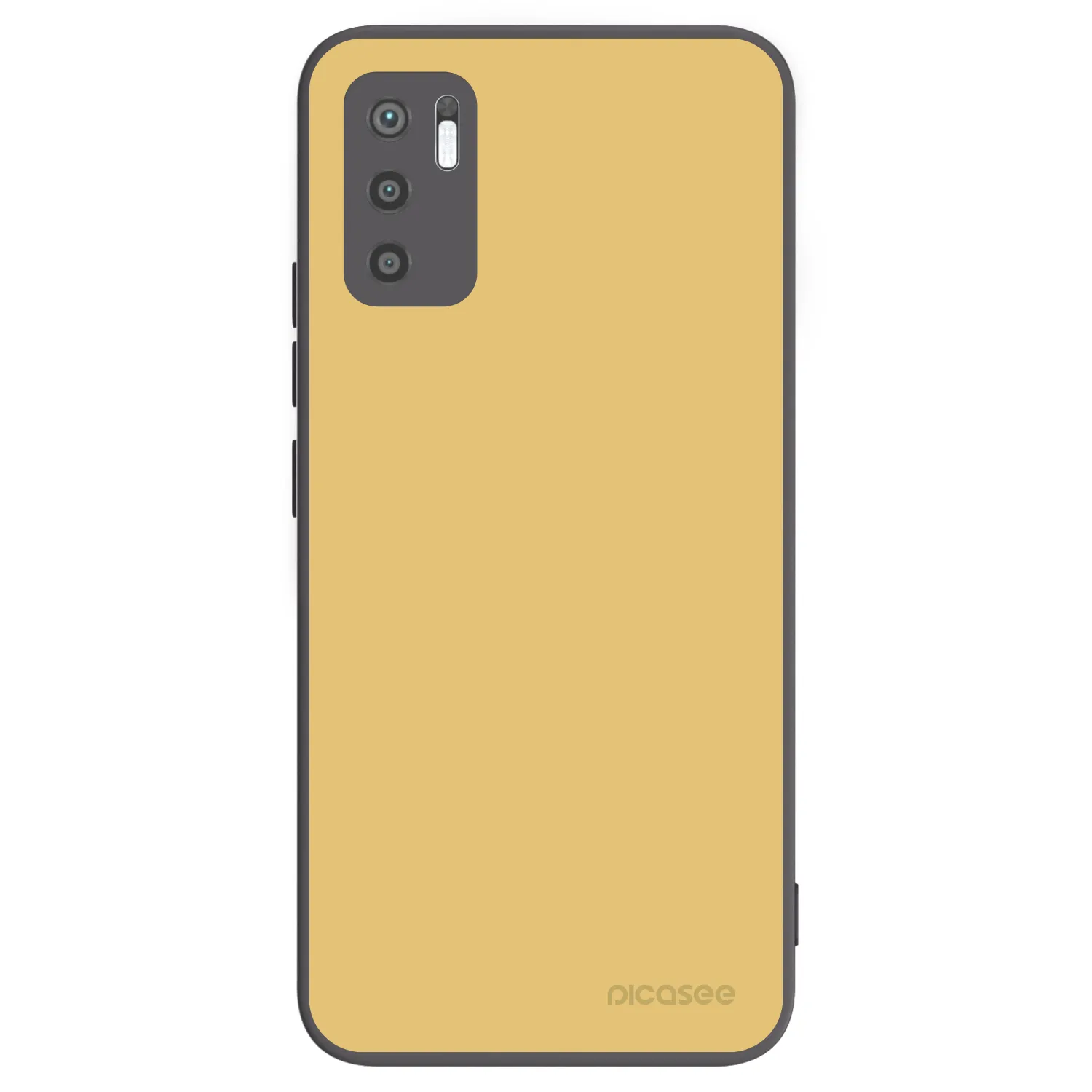 Picasee Μαύρη θήκη σιλικόνης για Xiaomi Redmi Note 10 5G - Canary Crystal