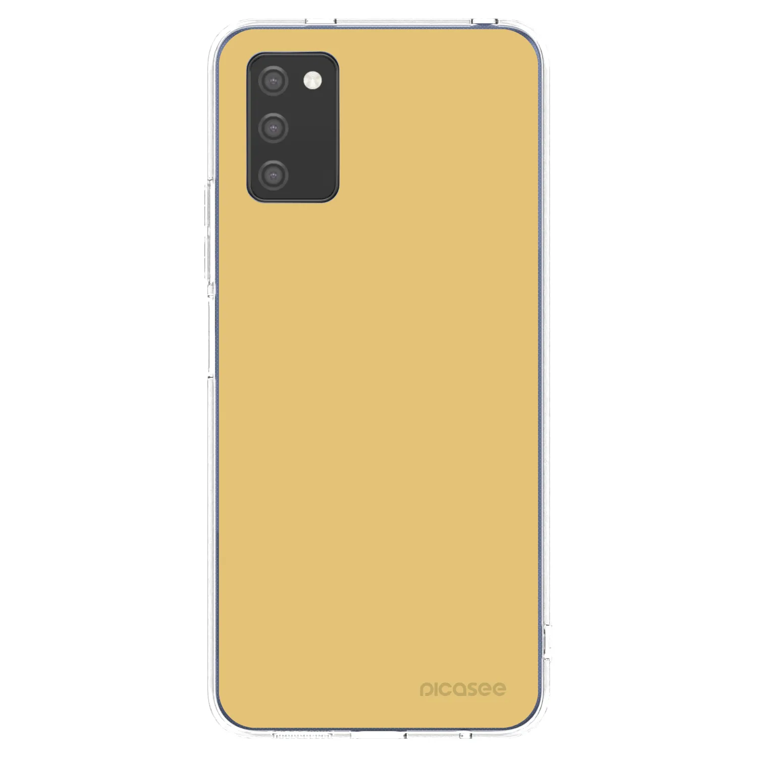 Picasee διαφανής θήκη σιλικόνης Samsung Galaxy A02s A025G - Canary Crystal