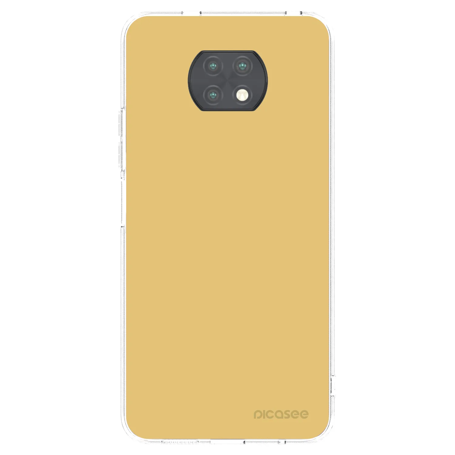 Picasee διαφανής θήκη σιλικόνης Xiaomi Redmi Note 9T - Canary Crystal
