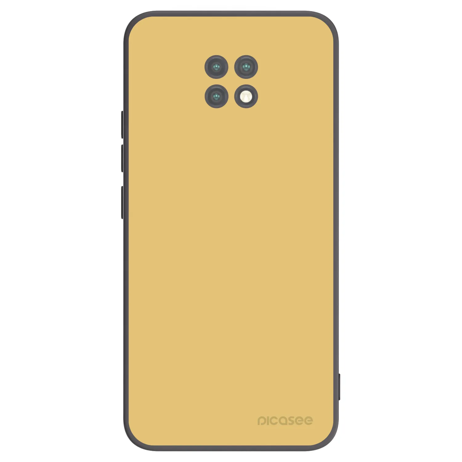 Picasee Μαύρη θήκη σιλικόνης για Xiaomi Redmi Note 9T - Canary Crystal