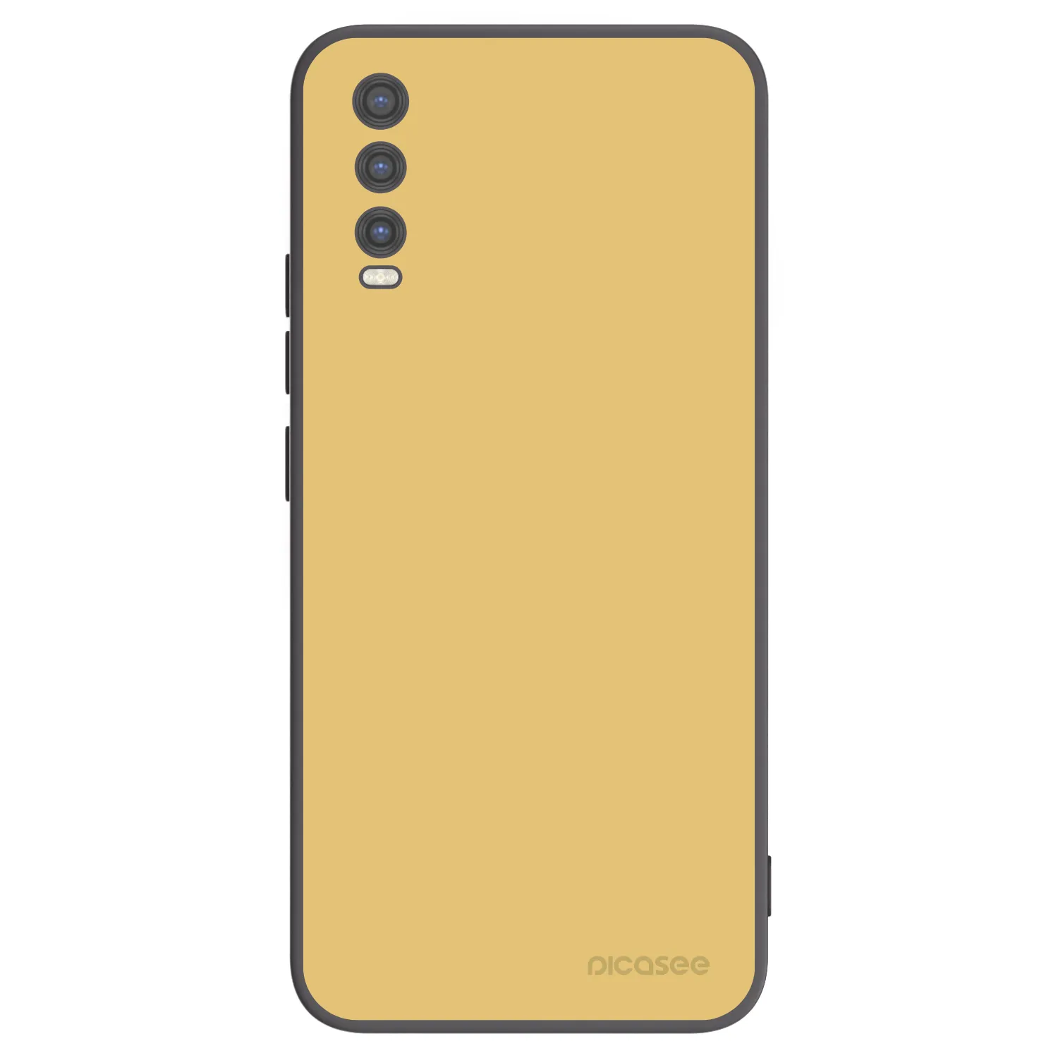 Picasee Μαύρη θήκη σιλικόνης για Vivo Y20s - Canary Crystal