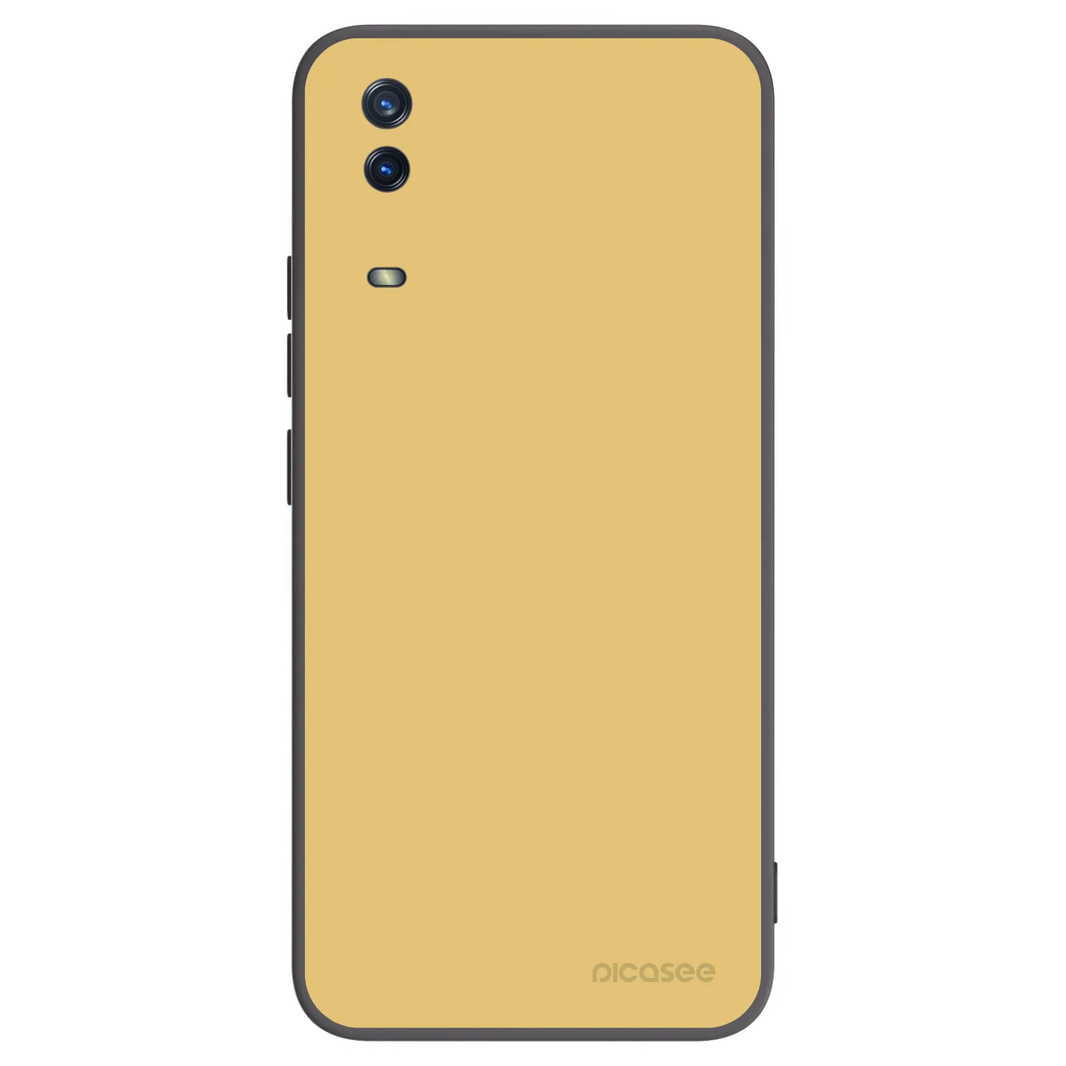 Picasee Μαύρη θήκη σιλικόνης για Vivo Y11s - Canary Crystal