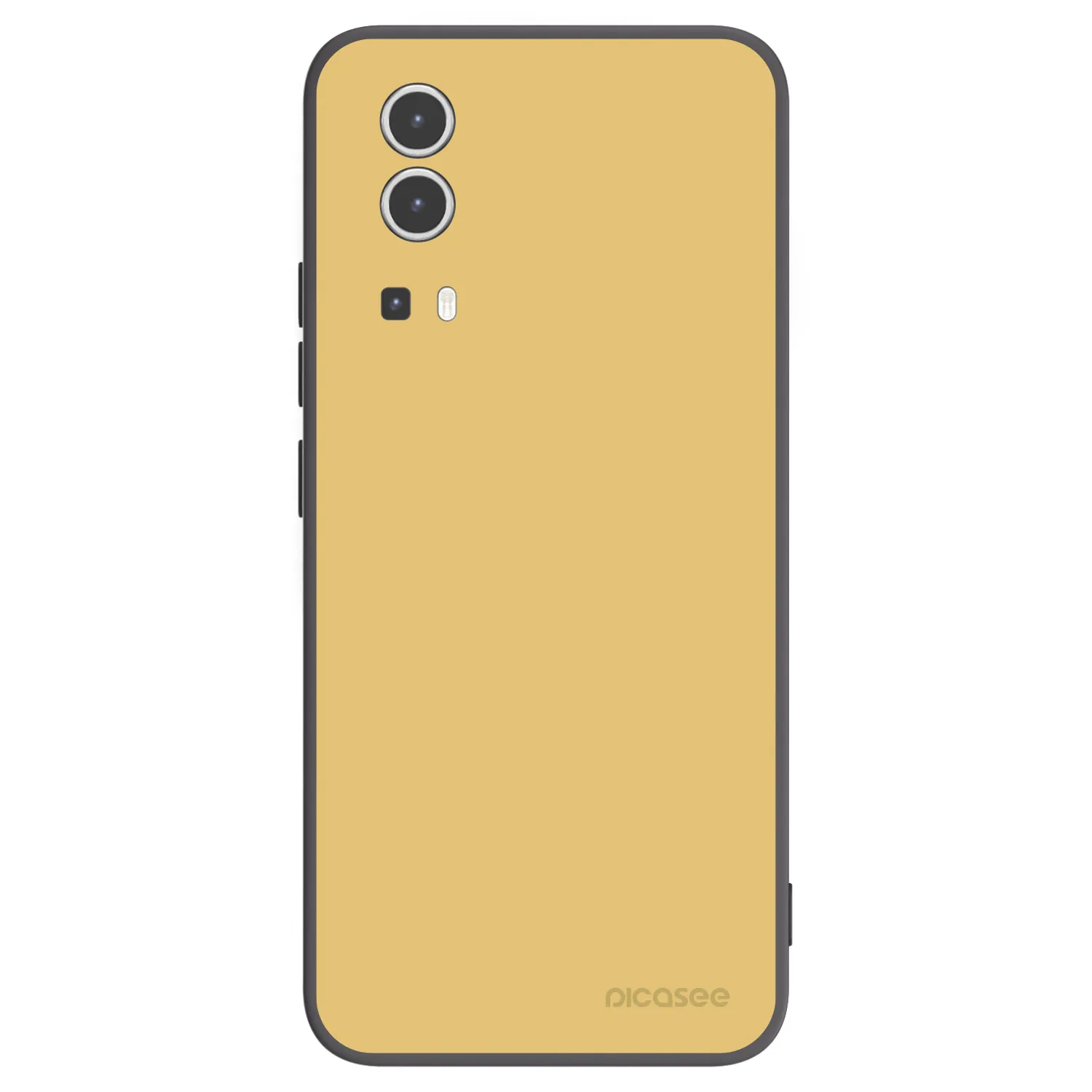 Picasee Μαύρη θήκη σιλικόνης για Vivo Y72 5G - Canary Crystal