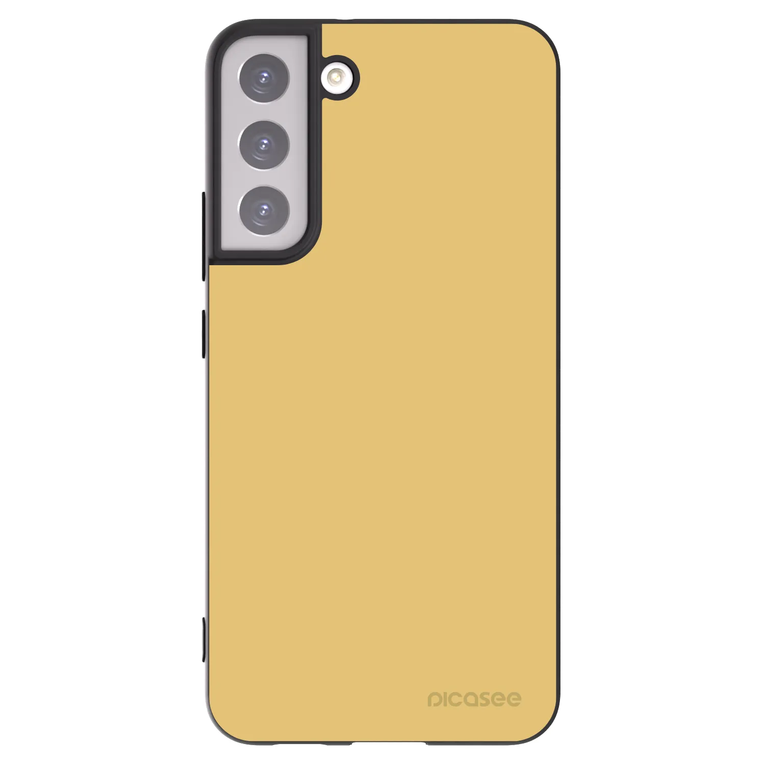 Picasee Μαύρη θήκη σιλικόνης για Samsung Galaxy S22+ 5G - Canary Crystal
