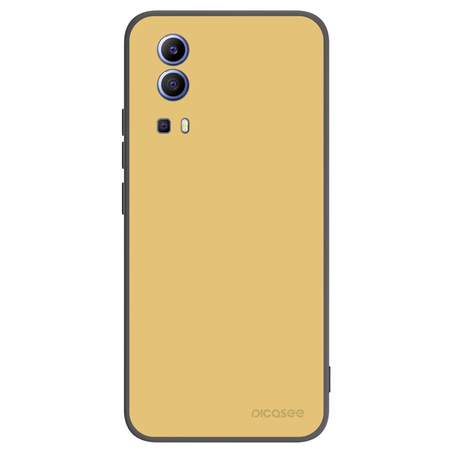 Picasee Μαύρη θήκη σιλικόνης για Vivo Y52 5G - Canary Crystal