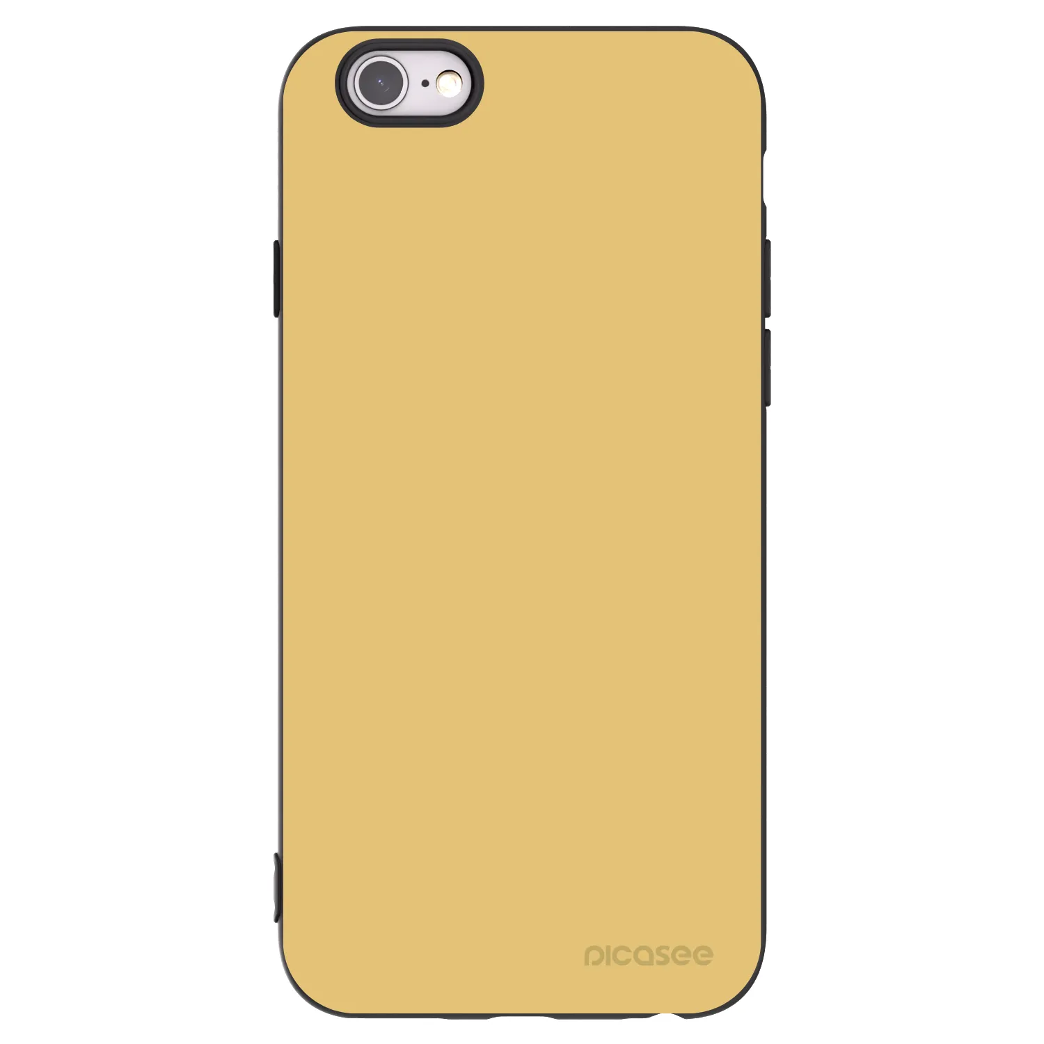 Picasee Μαύρη θήκη σιλικόνης για Apple iPhone 6/6S - Canary Crystal