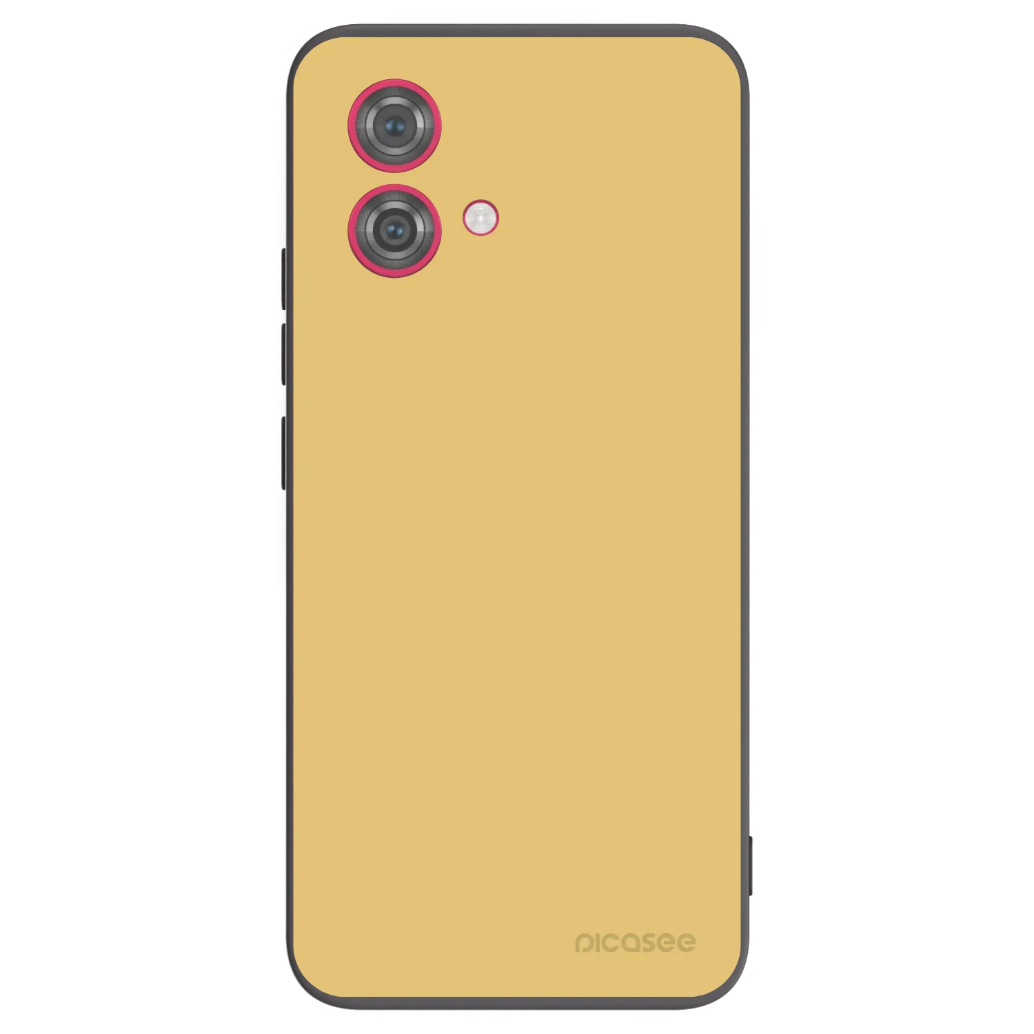 Picasee Μαύρη θήκη σιλικόνης για Motorola Moto G84 5G - Canary Crystal
