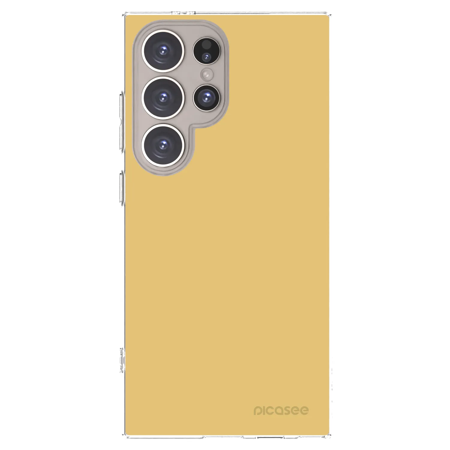 Picasee διαφανής θήκη σιλικόνης Samsung Galaxy S24 Ultra S928B 5G - Canary Crystal