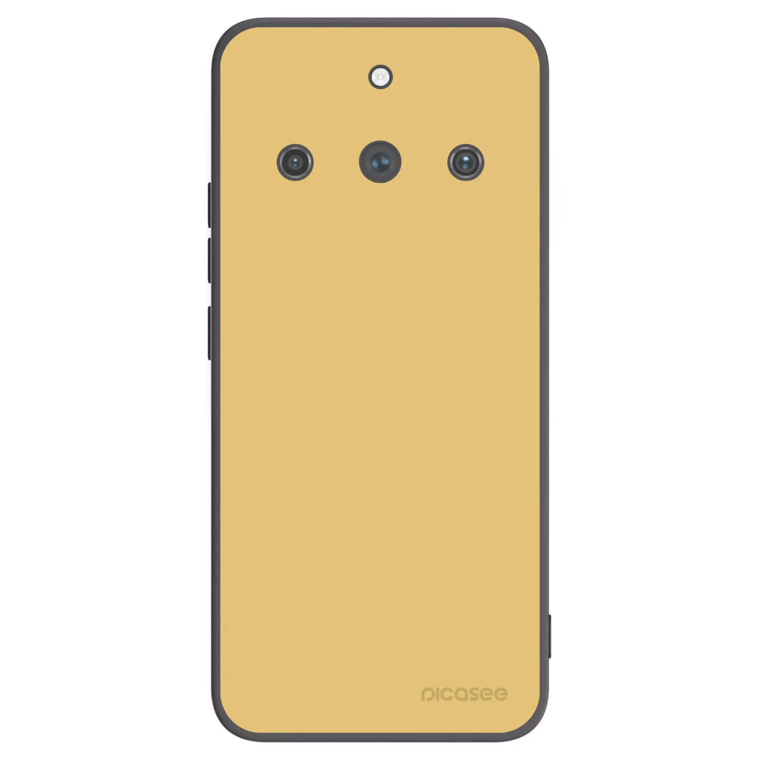 Picasee Μαύρη θήκη σιλικόνης για Realme 11 Pro+ - Canary Crystal