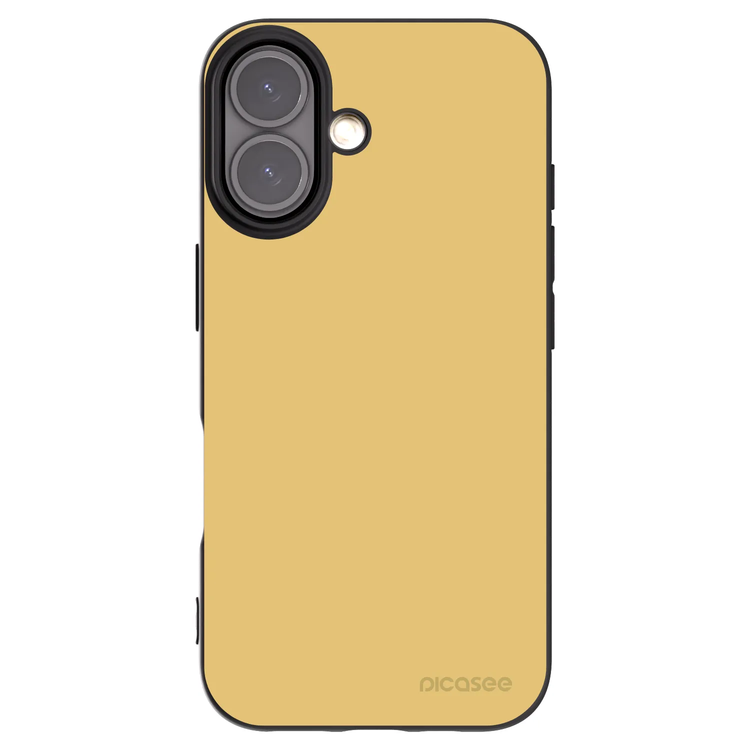 Picasee Μαύρη θήκη σιλικόνης για Apple iPhone 16 - Canary Crystal