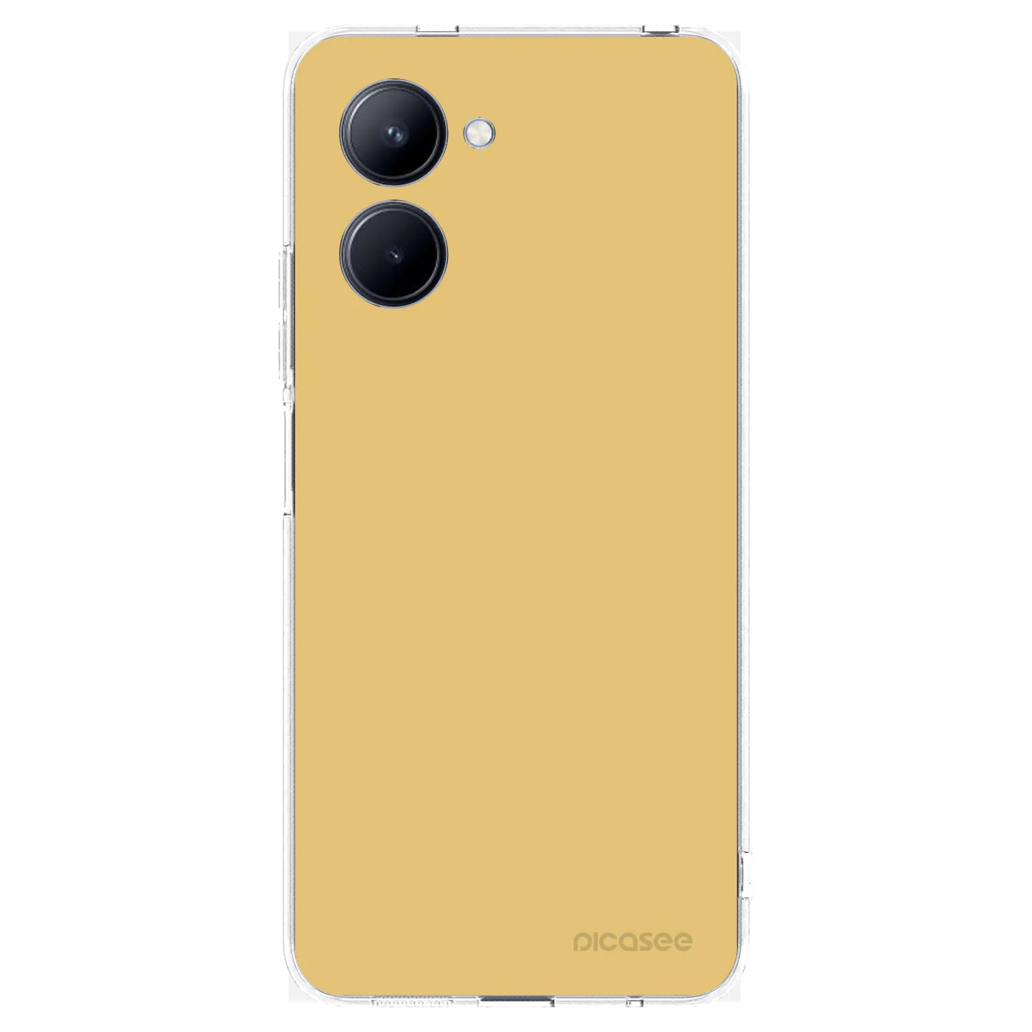 Picasee διαφανής θήκη σιλικόνης Realme C33 (2023) - Canary Crystal