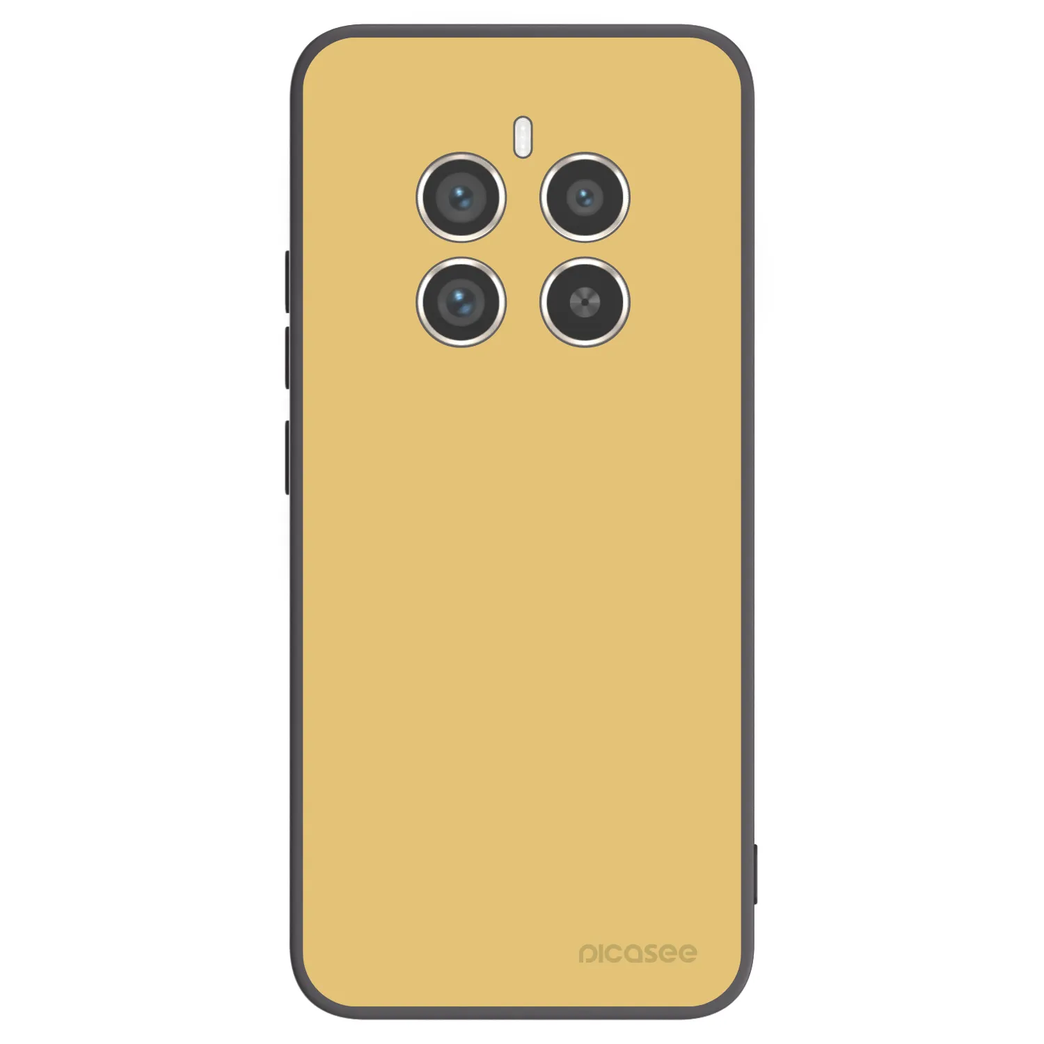 Picasee Μαύρη θήκη σιλικόνης για Realme 12 Pro 5G - Canary Crystal