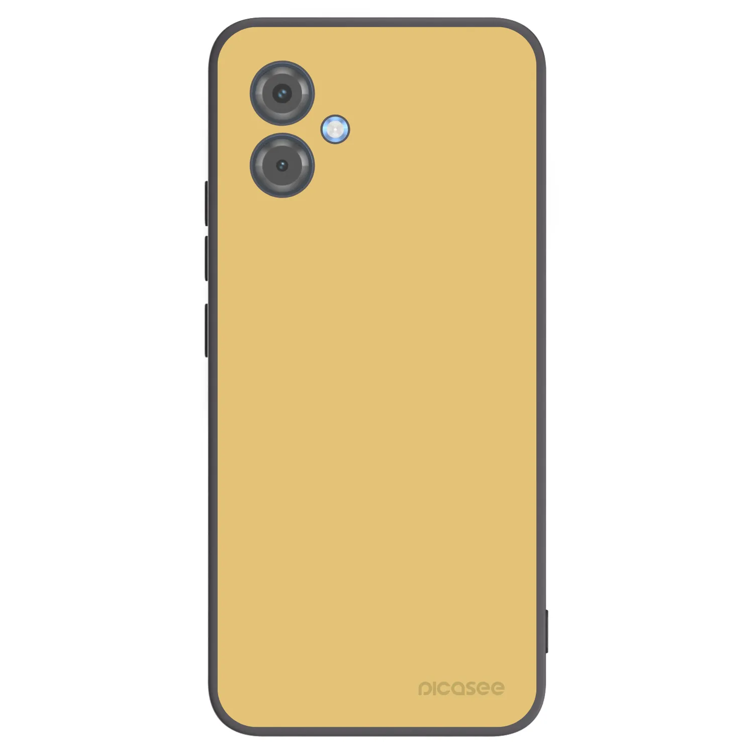 Picasee Μαύρη θήκη σιλικόνης για Motorola Moto G14 - Canary Crystal