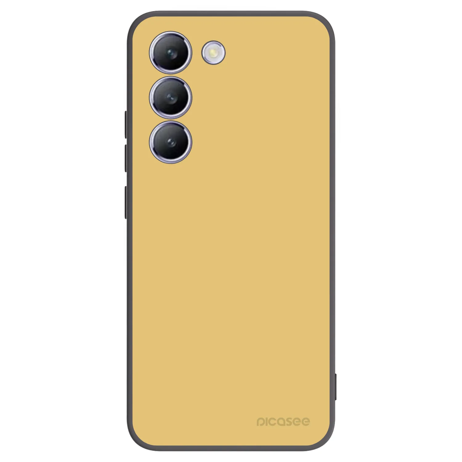 Picasee Μαύρη θήκη σιλικόνης για Vivo V40 SE 5G - Canary Crystal