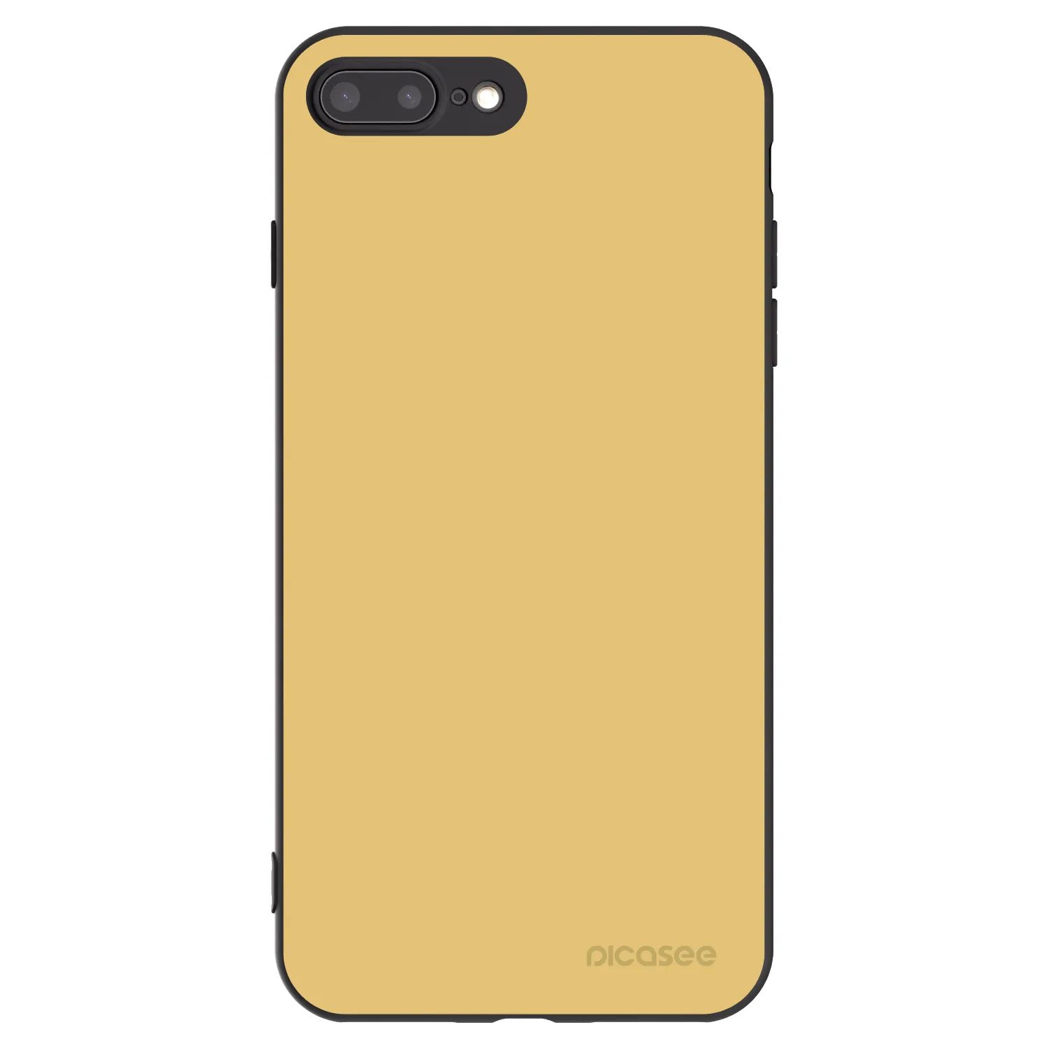 Picasee Μαύρη θήκη σιλικόνης για Apple iPhone 7 Plus - Canary Crystal