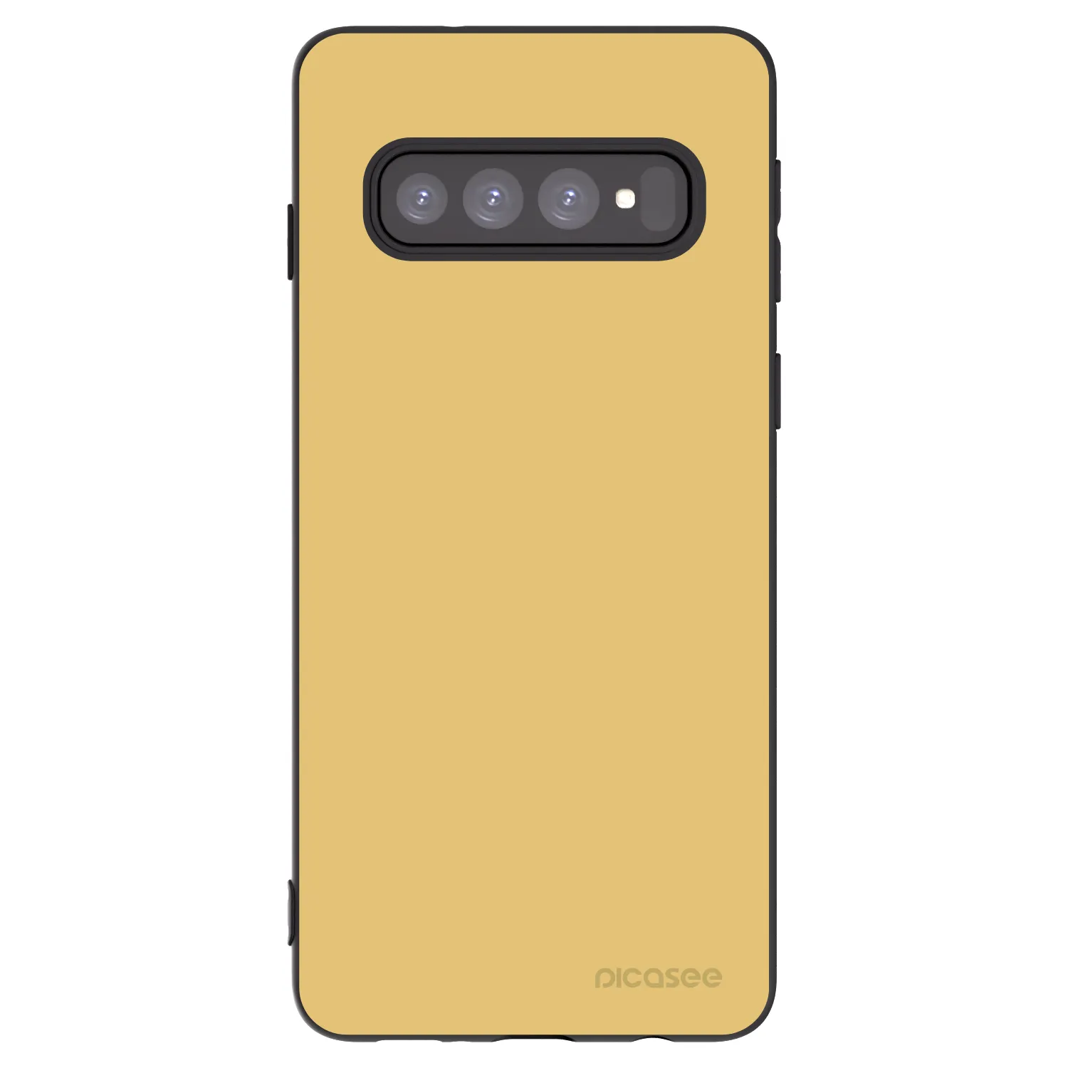 Picasee Μαύρη θήκη σιλικόνης για Samsung Galaxy S10 G973 - Canary Crystal