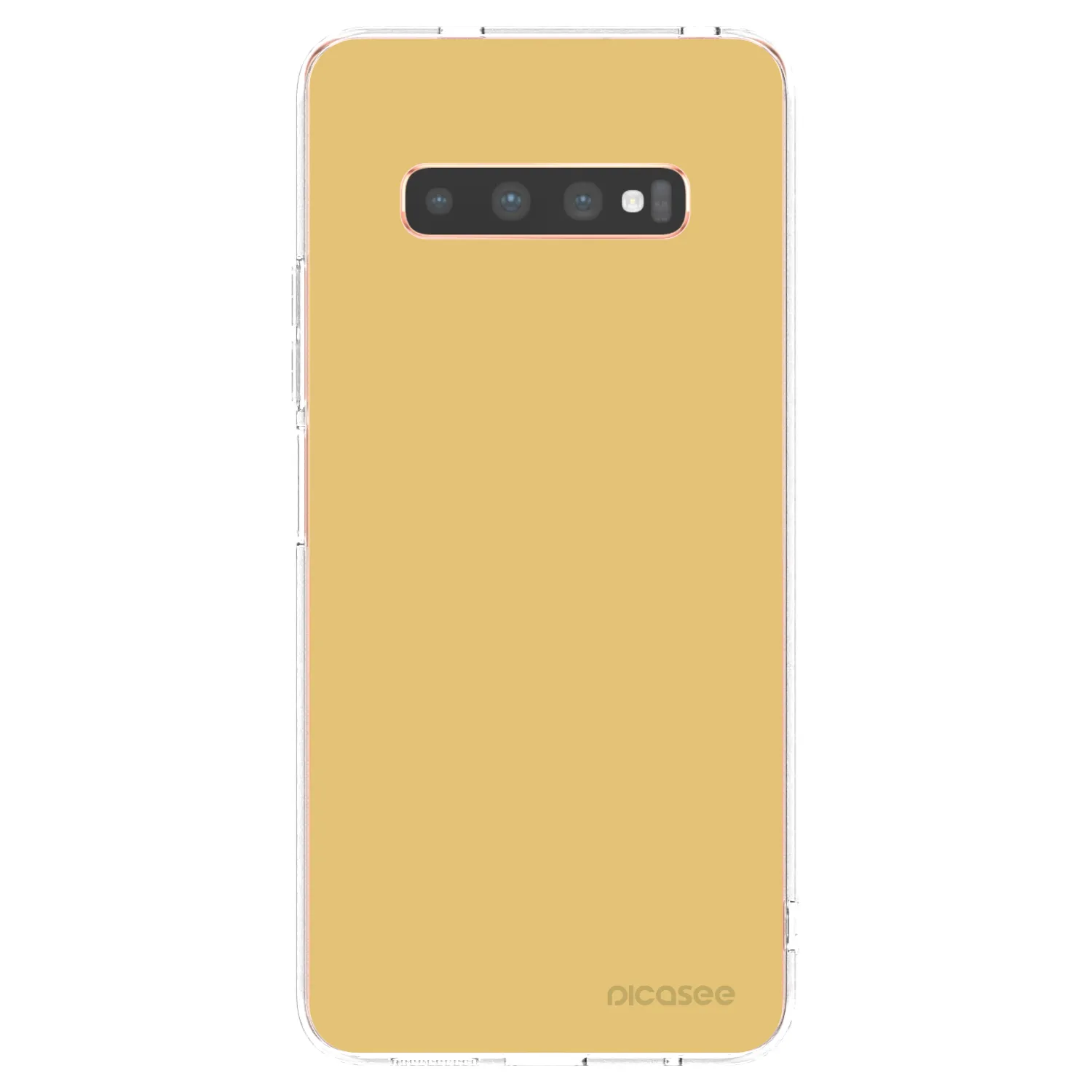 Picasee διαφανής θήκη σιλικόνης Samsung Galaxy S10 Plus G975 - Canary Crystal