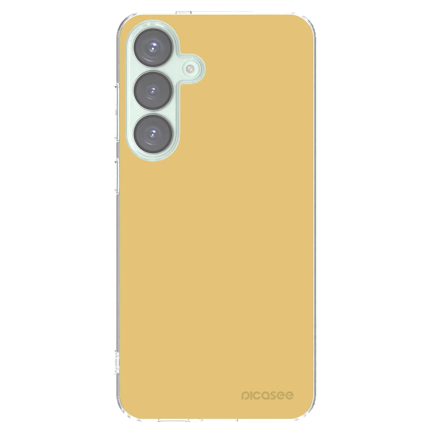 Picasee διαφανής θήκη σιλικόνης Samsung Galaxy S25+ 5G - Canary Crystal
