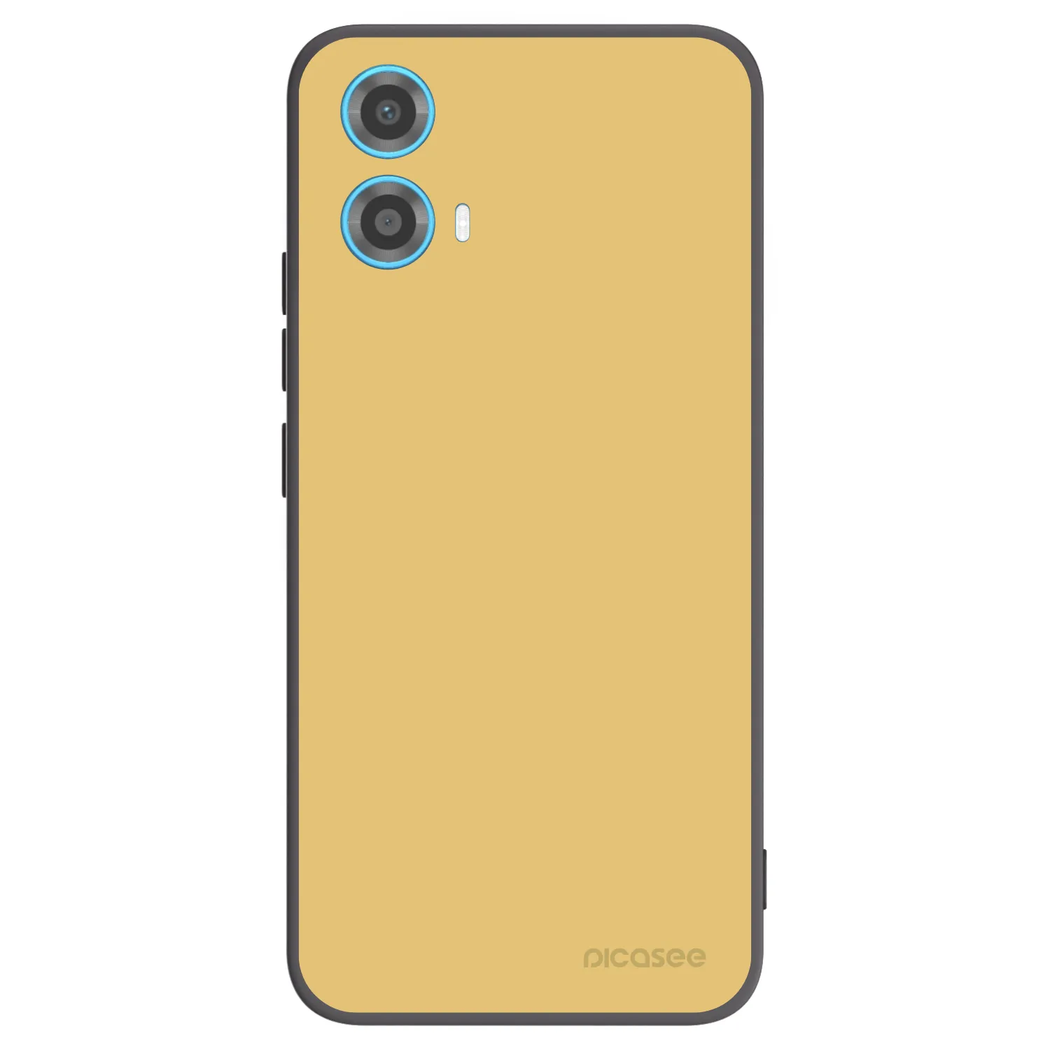 Picasee Μαύρη θήκη σιλικόνης για Motorola Moto G34 5G - Canary Crystal