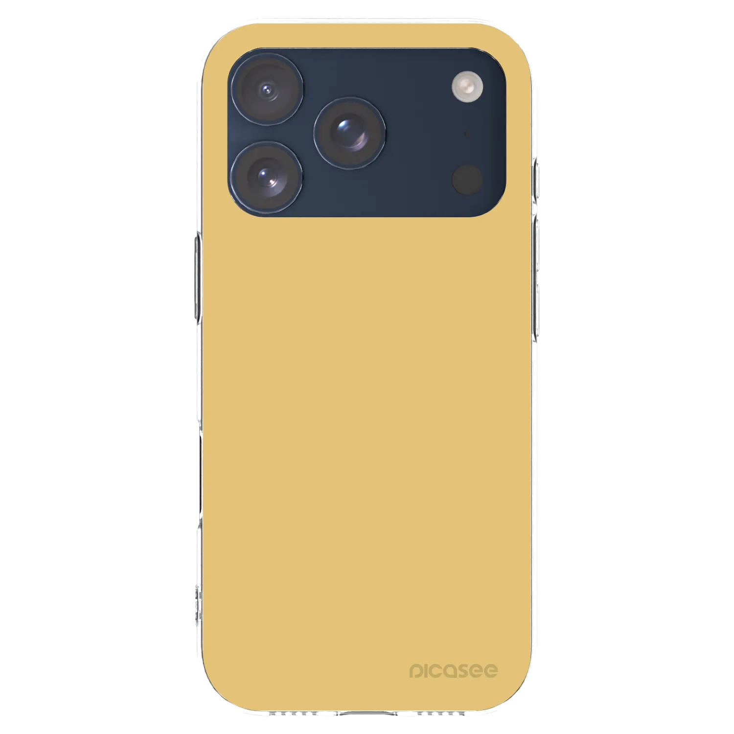 Picasee διαφανής θήκη σιλικόνης Apple iPhone 17 Pro - Canary Crystal