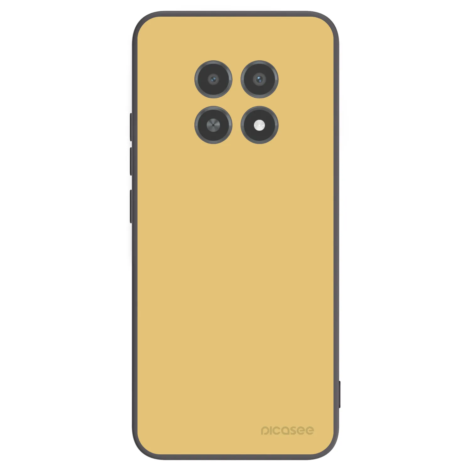 Picasee Μαύρη θήκη σιλικόνης για Realme 12X - Canary Crystal