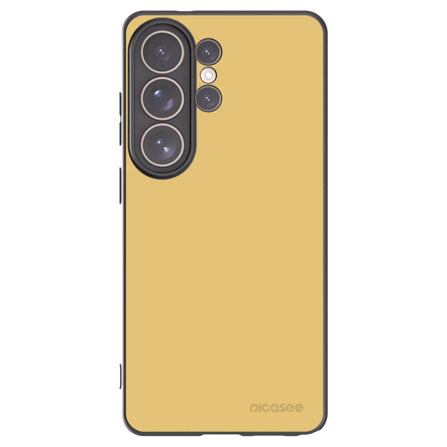 Picasee Μαύρη θήκη σιλικόνης για Samsung Galaxy S26 Ultra - Canary Crystal