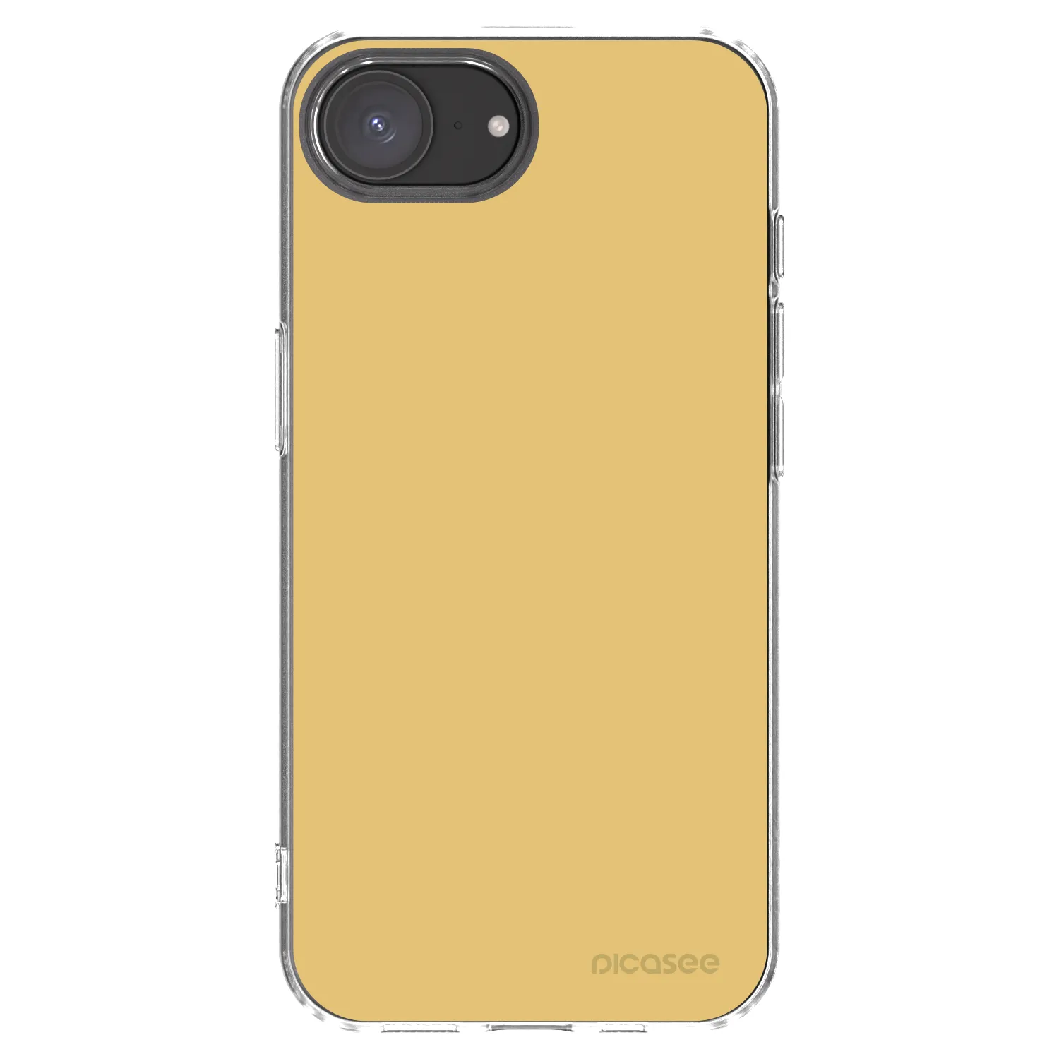 Picasee διαφανής θήκη σιλικόνης Apple iPhone 17e - Canary Crystal