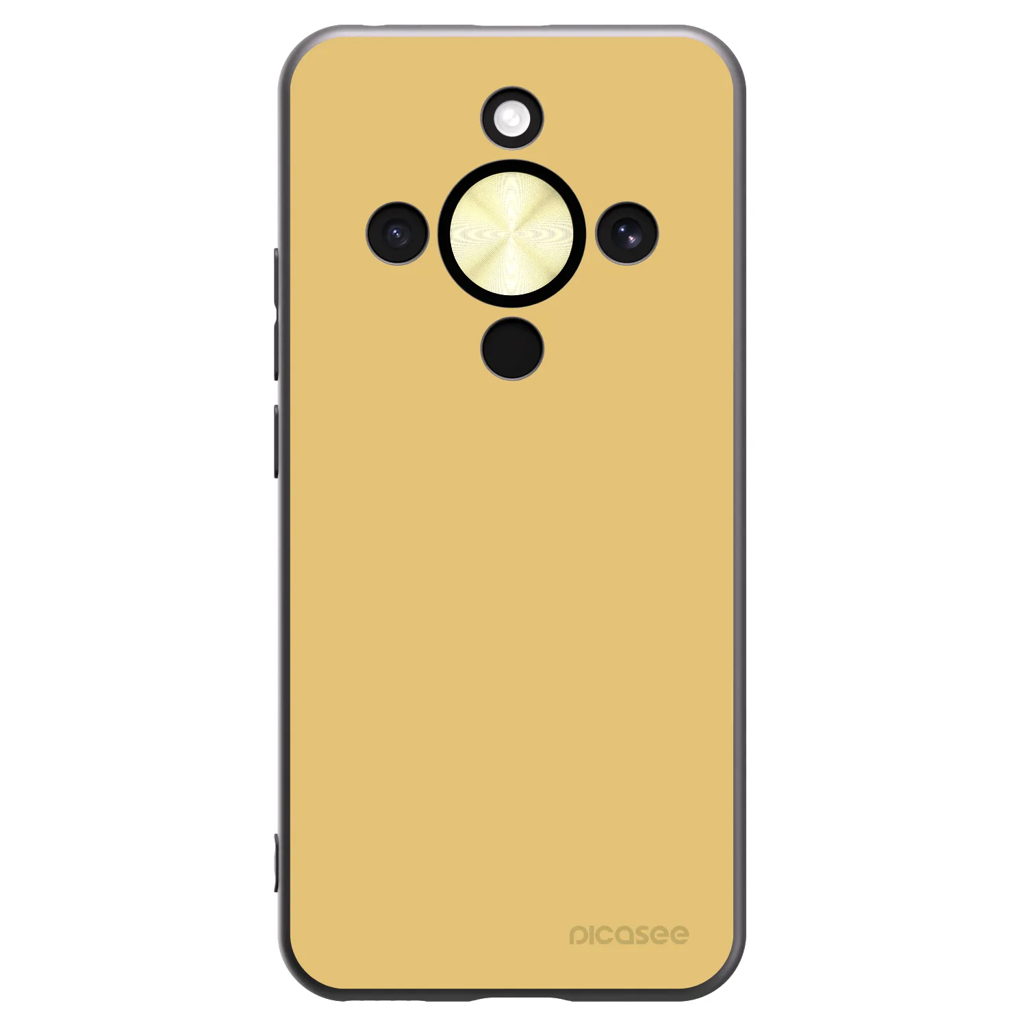 Picasee Μαύρη θήκη σιλικόνης για Honor Magic8 Lite 5G - Canary Crystal