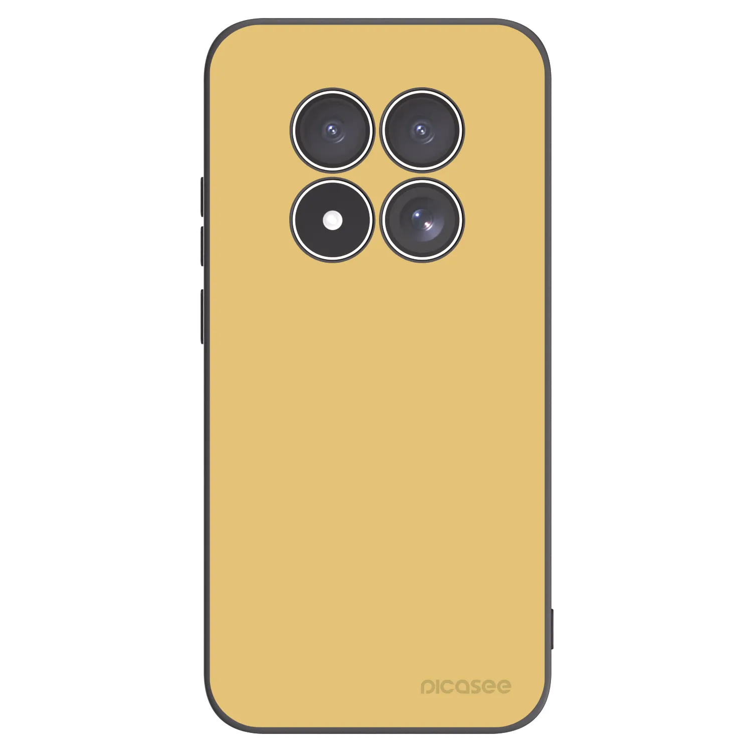 Picasee Μαύρη θήκη σιλικόνης για Xiaomi Redmi Note 15 Pro 5G - Canary Crystal