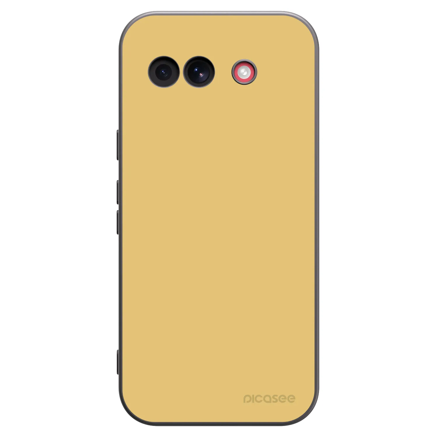 Picasee Μαύρη θήκη σιλικόνης για Google Pixel 10a - Canary Crystal