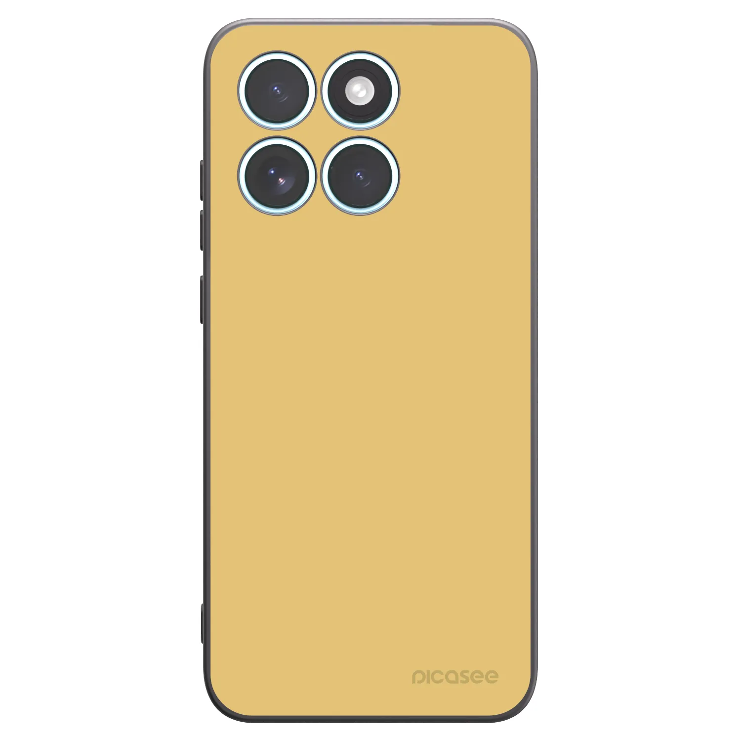 Picasee Μαύρη θήκη σιλικόνης για Motorola Edge 70 Fusion - Canary Crystal