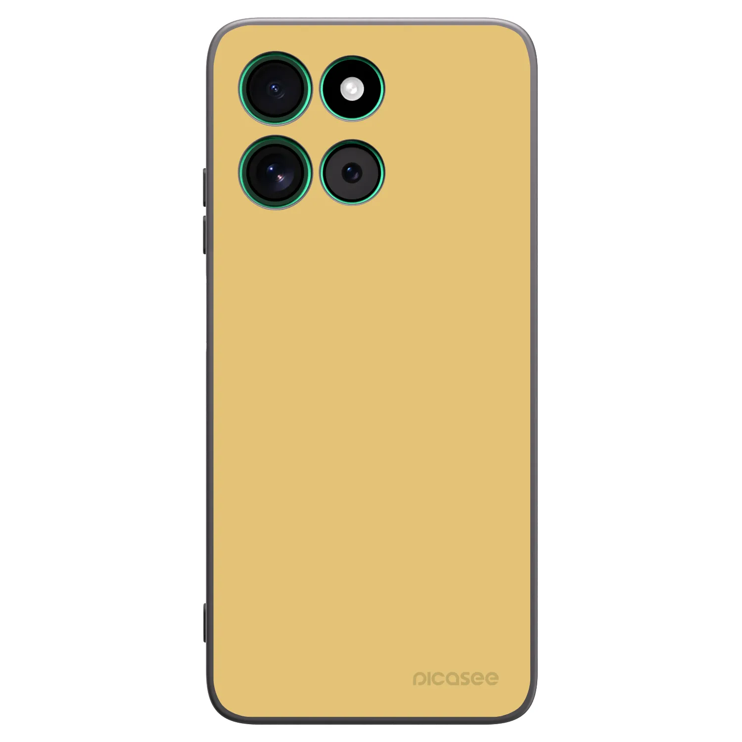 Picasee Μαύρη θήκη σιλικόνης για Motorola Moto G57 Power - Canary Crystal