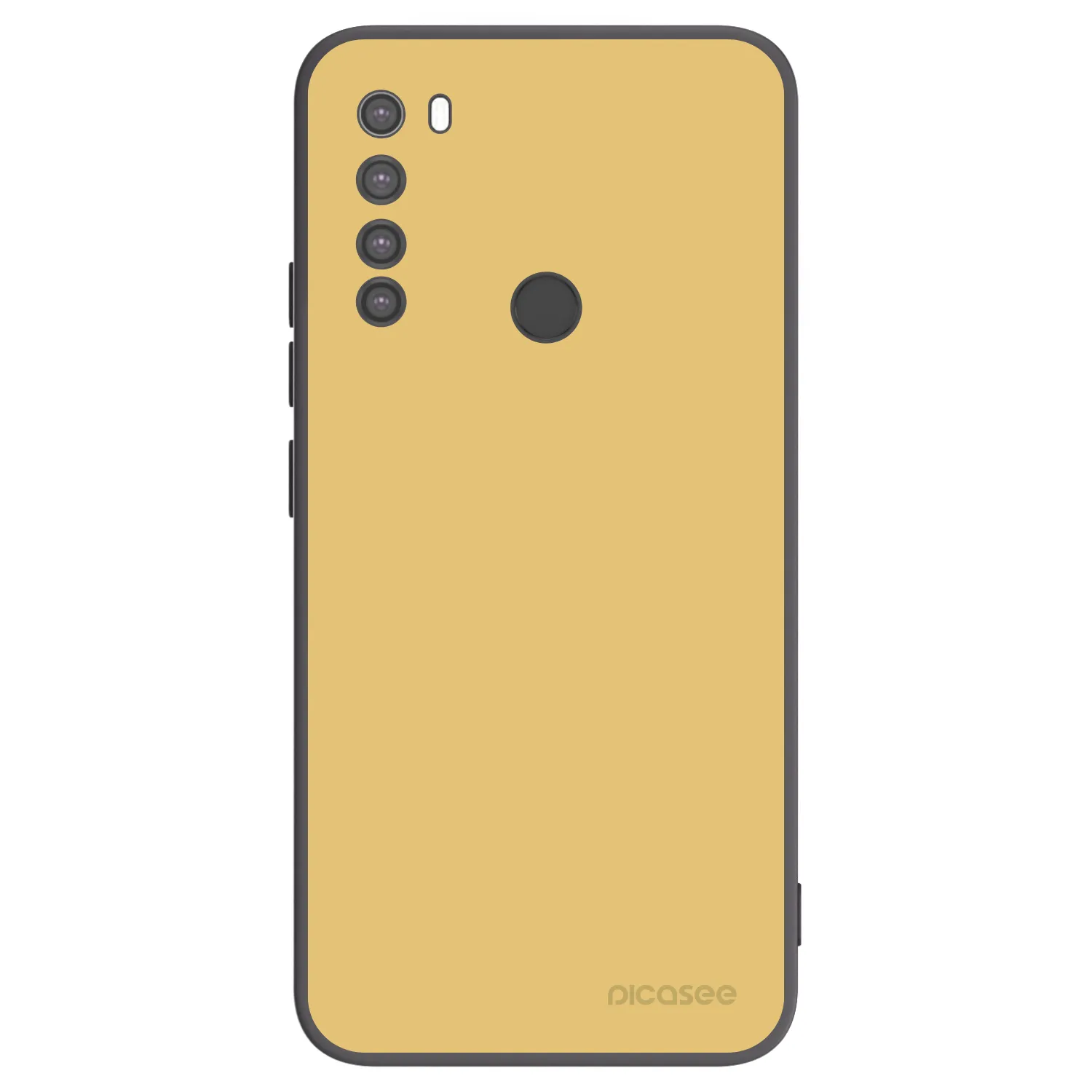 Picasee Μαύρη θήκη σιλικόνης για Xiaomi Redmi Note 8 - Canary Crystal
