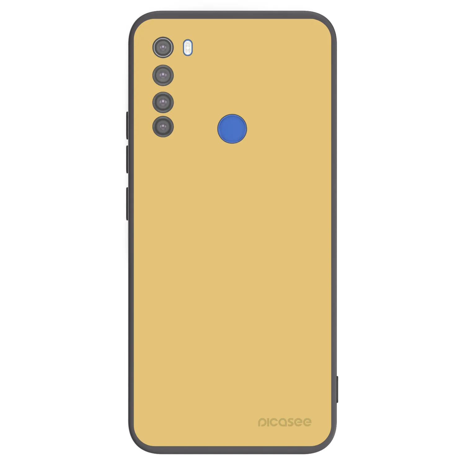 Picasee Μαύρη θήκη σιλικόνης για Xiaomi Redmi Note 8T - Canary Crystal