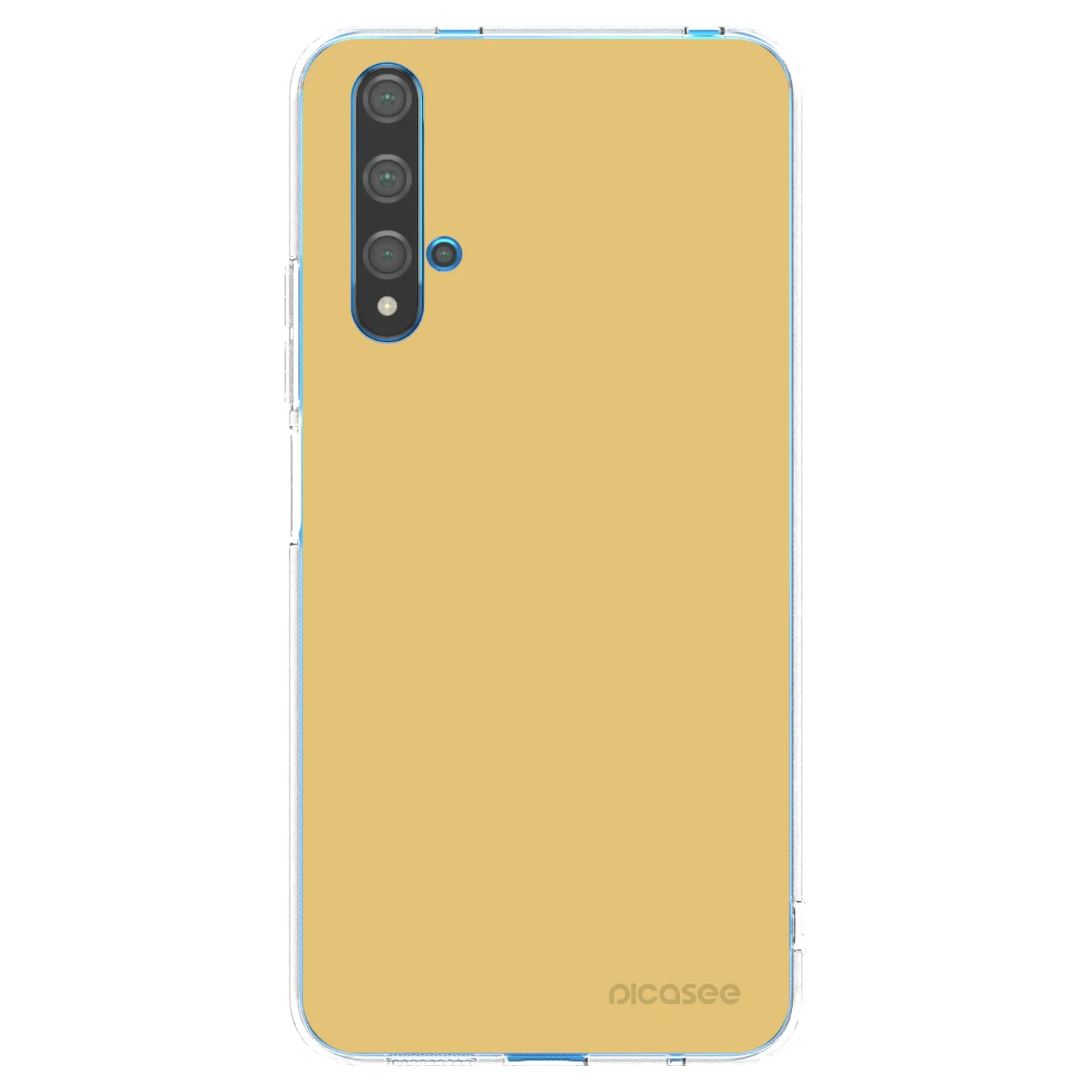 Picasee διαφανής θήκη σιλικόνης Huawei Nova 5T - Canary Crystal