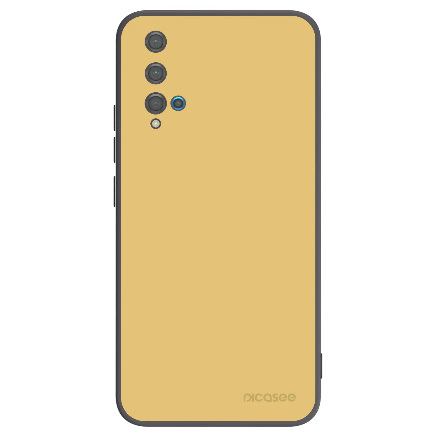 Picasee Μαύρη θήκη σιλικόνης για Huawei Nova 5T - Canary Crystal