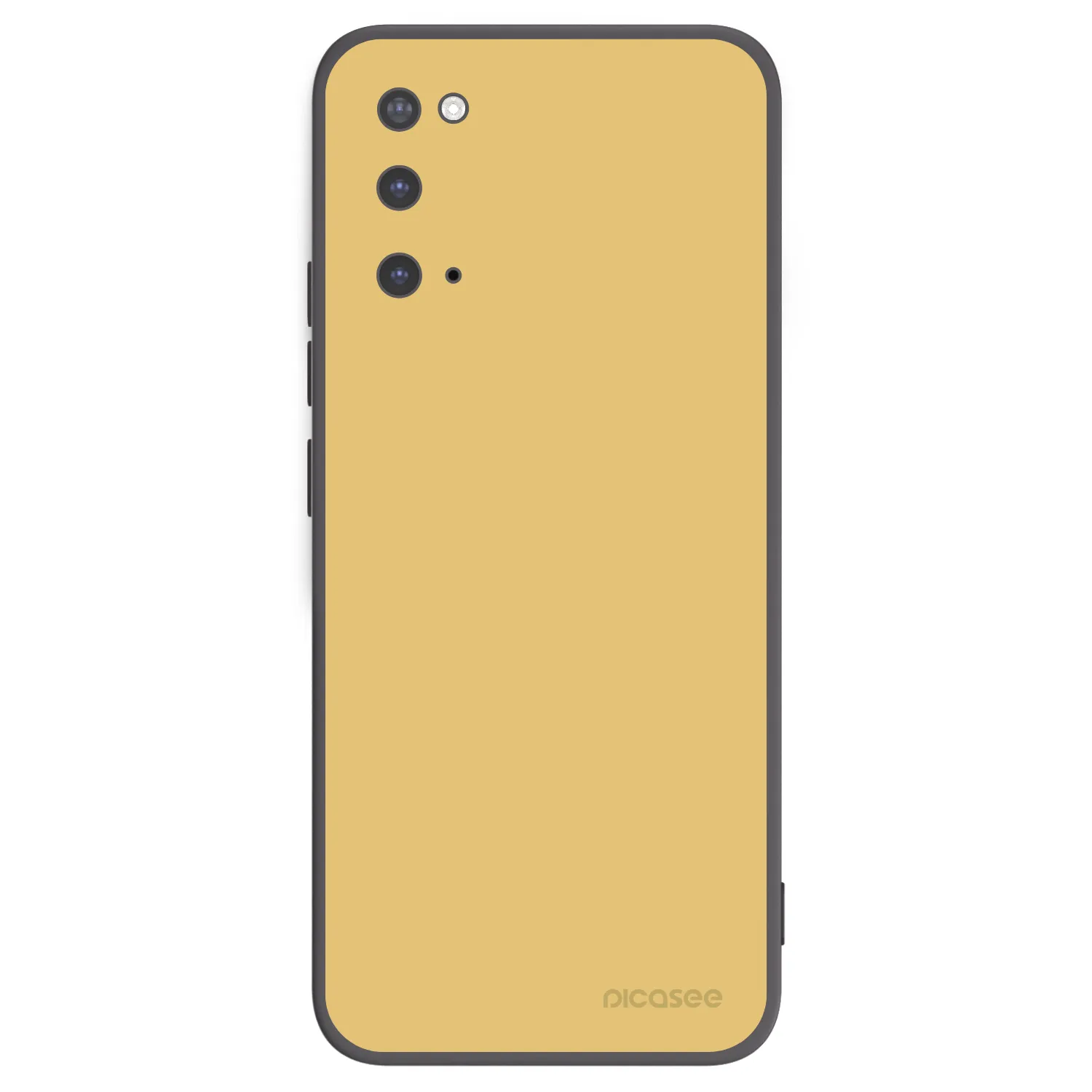 Picasee Μαύρη θήκη σιλικόνης για Samsung Galaxy S20 G980F - Canary Crystal