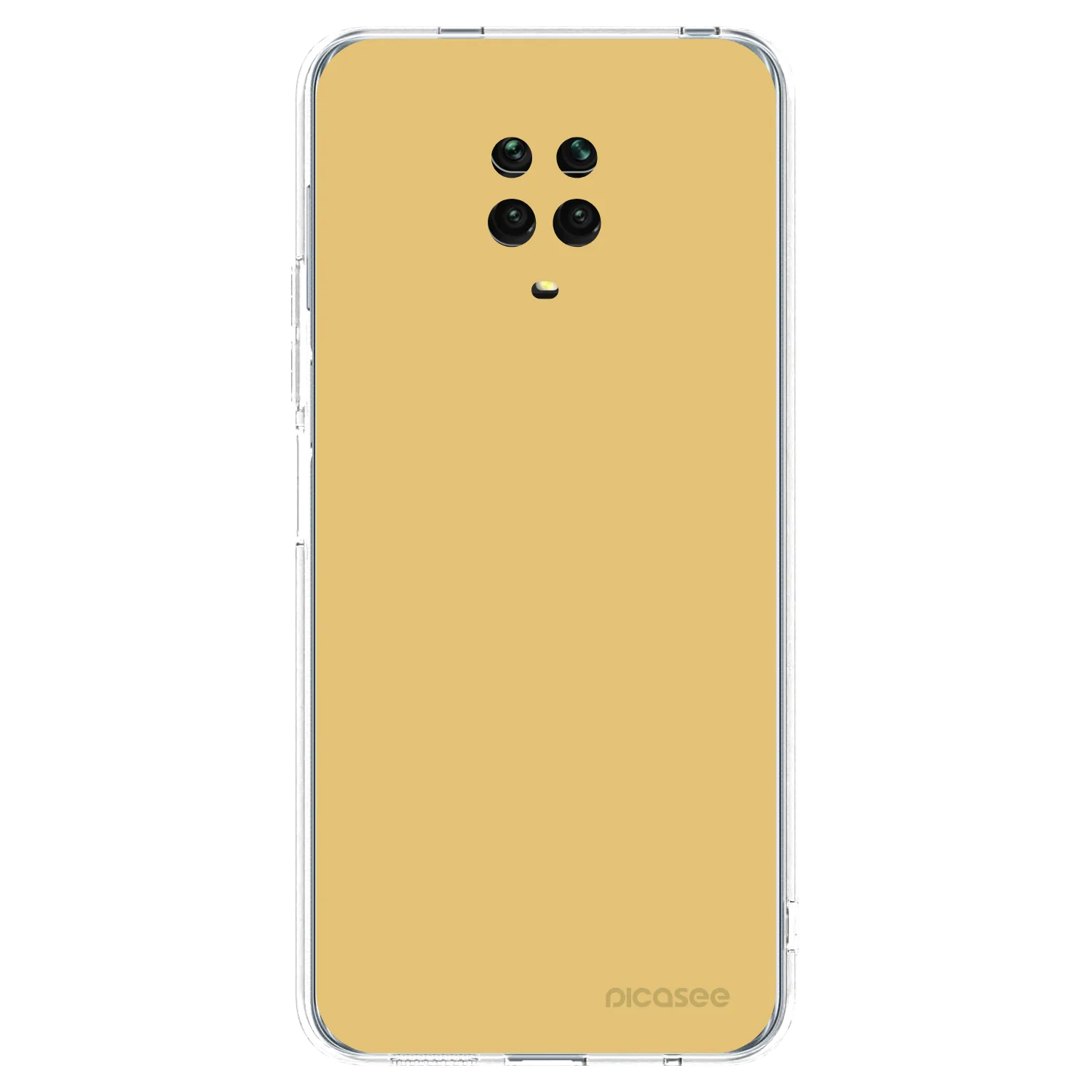 Picasee διαφανής θήκη σιλικόνης Xiaomi Redmi Note 9 Pro - Canary Crystal