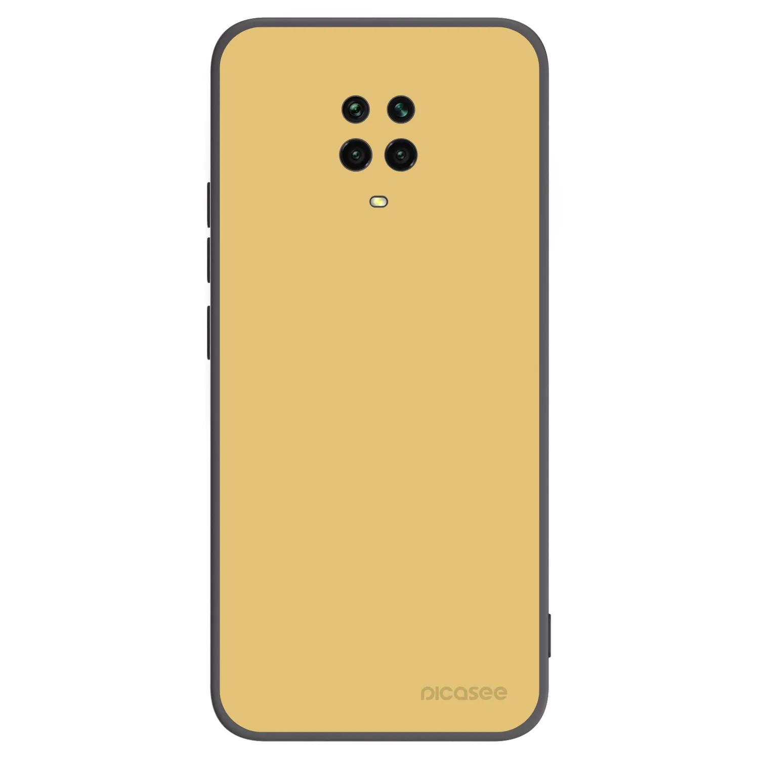 Picasee Μαύρη θήκη σιλικόνης για Xiaomi Redmi Note 9 Pro - Canary Crystal