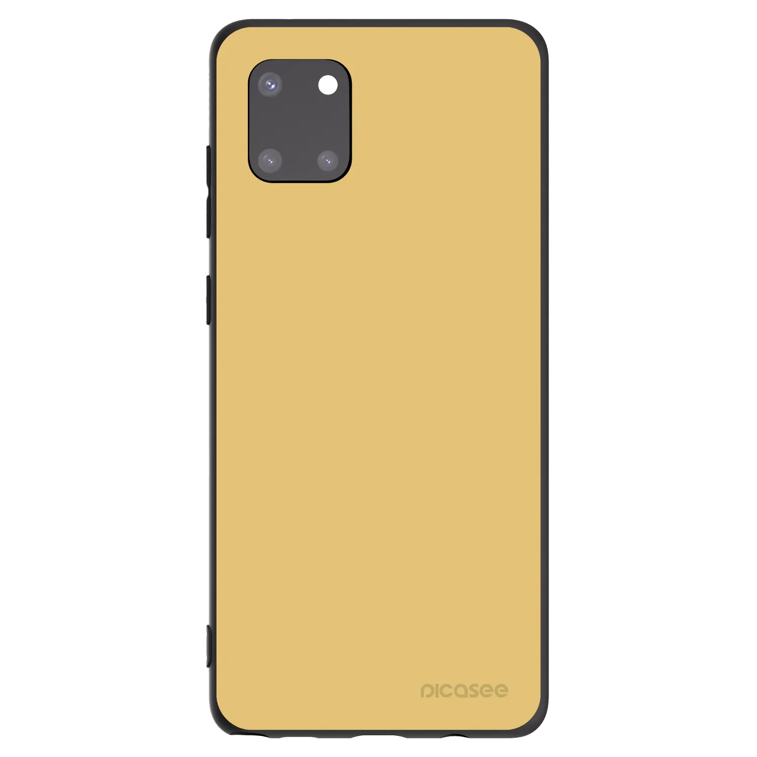 Picasee Μαύρη θήκη σιλικόνης για Samsung Galaxy Note 10 Lite N770F - Canary Crystal