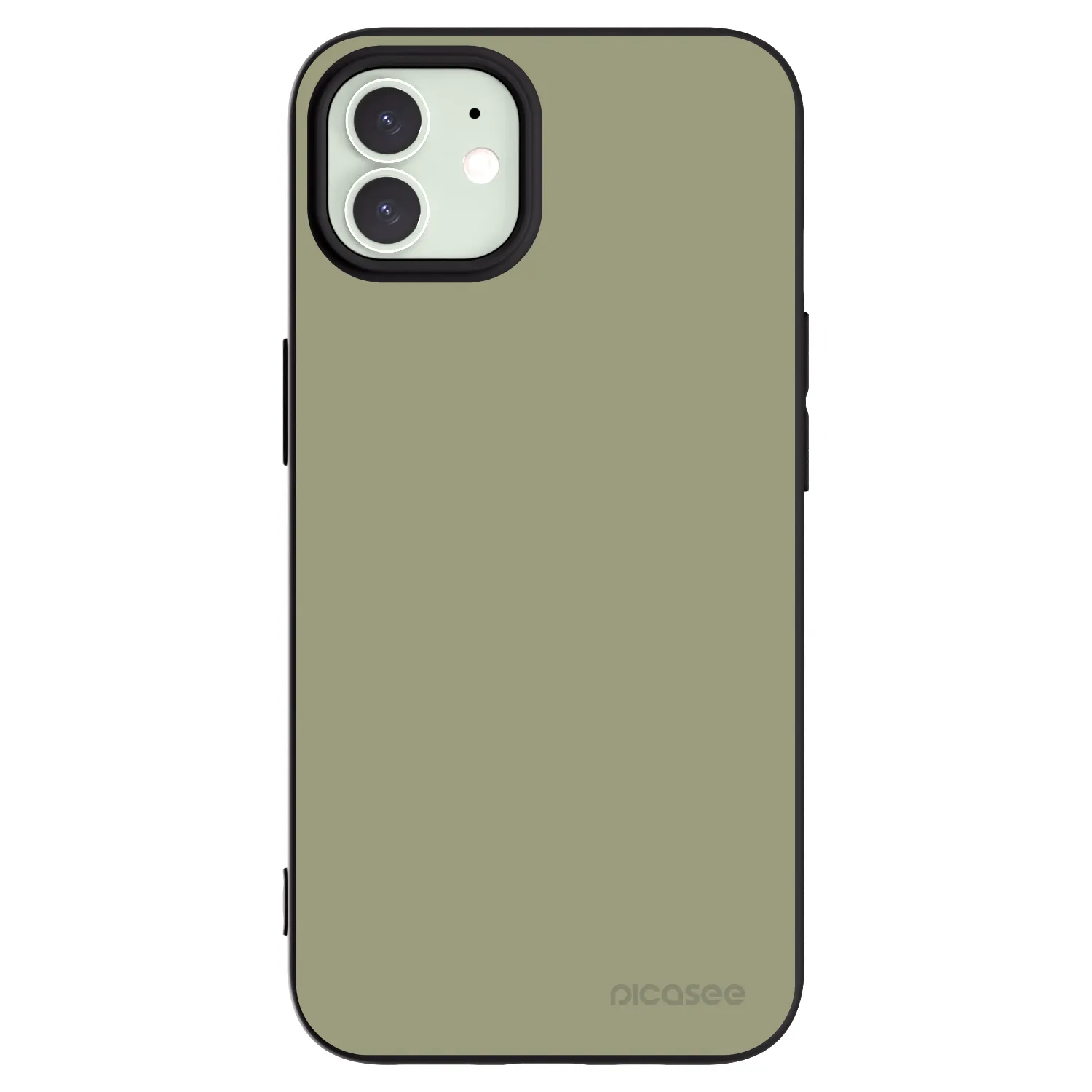 Picasee Μαύρη θήκη σιλικόνης για Apple iPhone 12 - Dewy Dawn