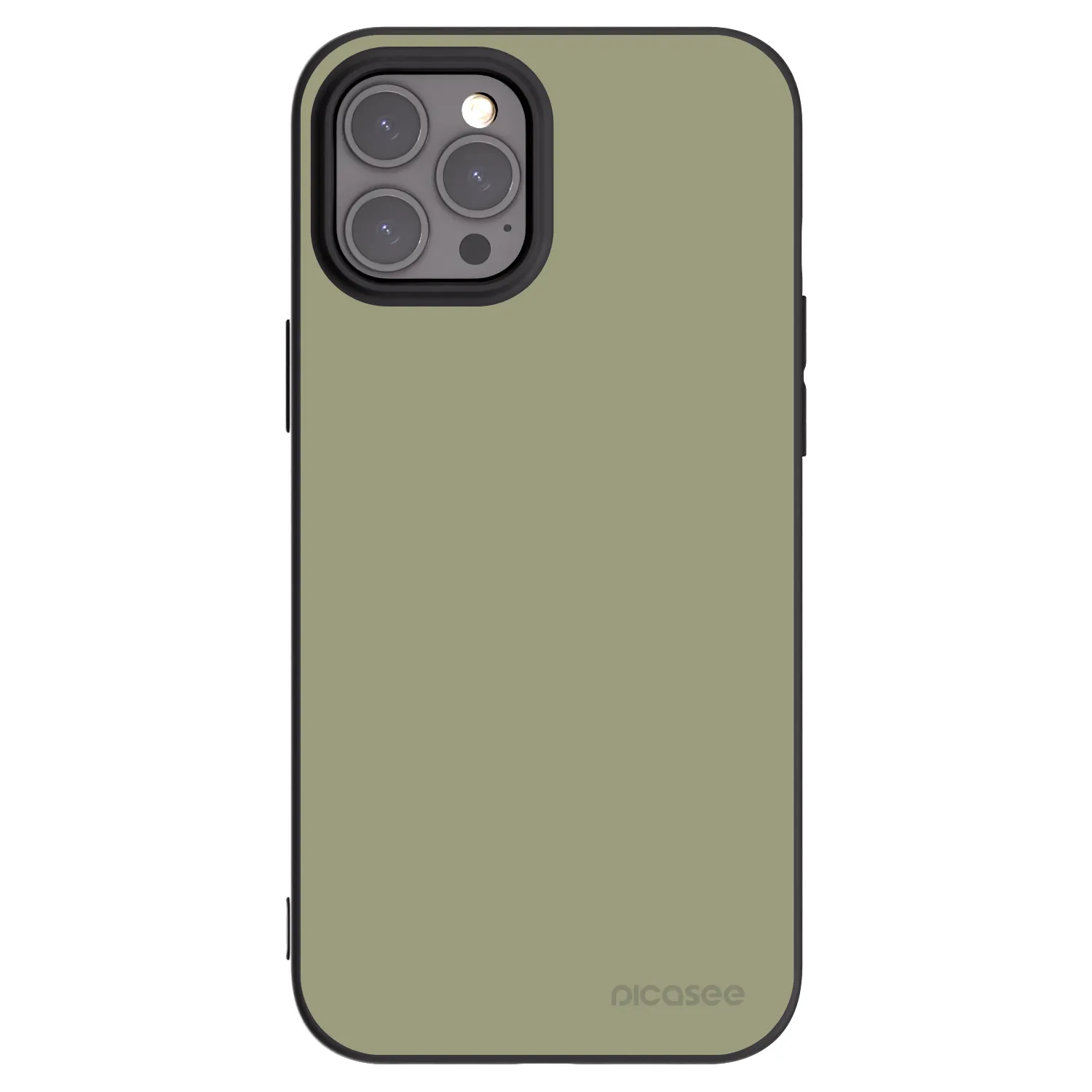 Picasee Μαύρη θήκη σιλικόνης για Apple iPhone 12 Pro Max - Dewy Dawn