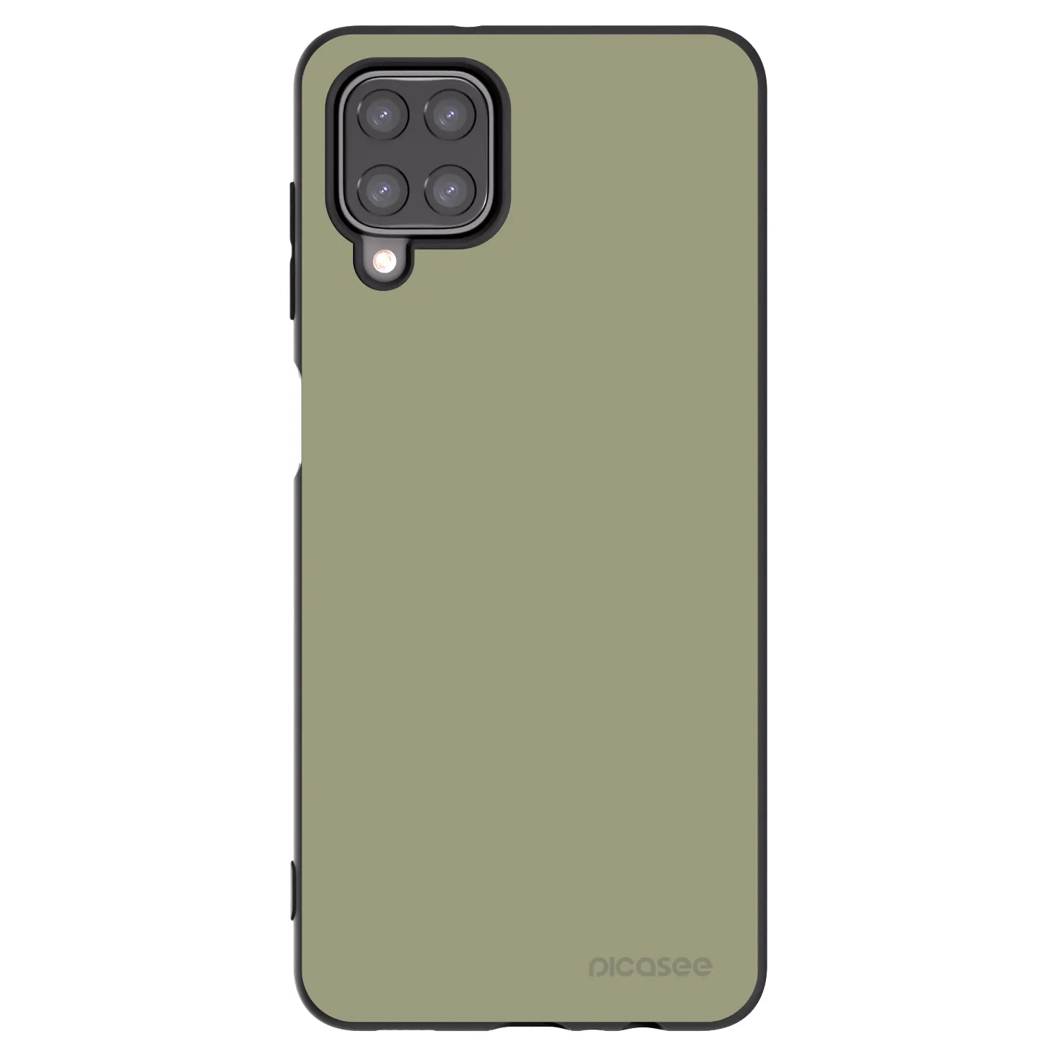 Picasee Μαύρη θήκη σιλικόνης για Samsung Galaxy A12 A125F - Dewy Dawn