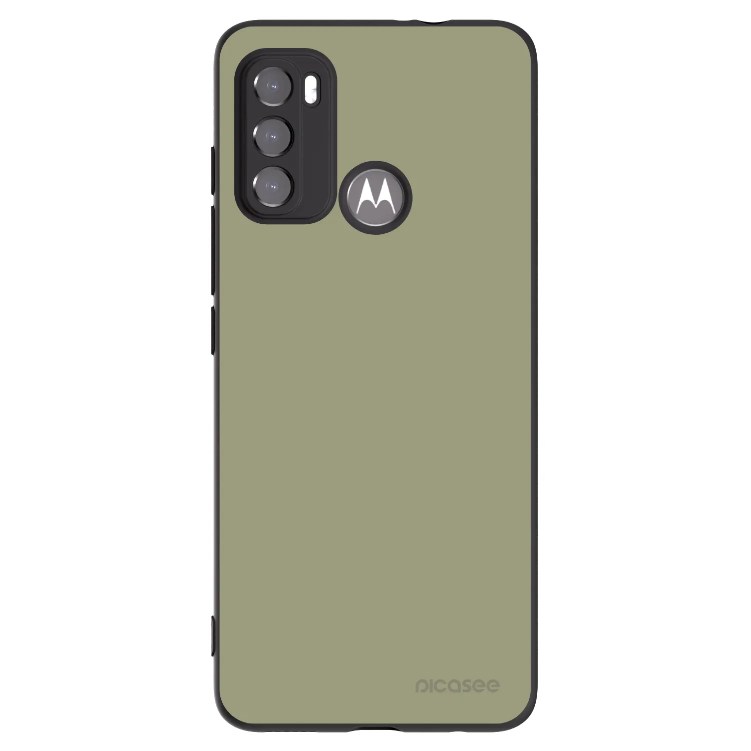 Picasee Μαύρη θήκη σιλικόνης για Motorola Moto G60 - Dewy Dawn