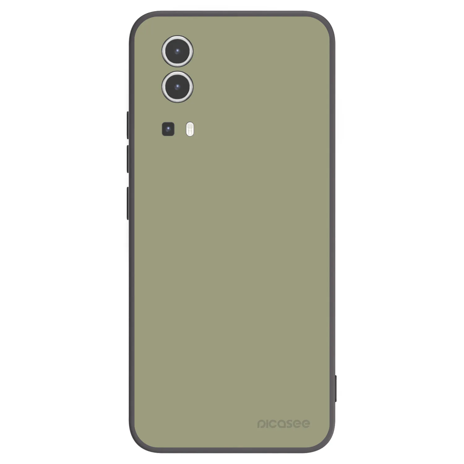 Picasee Μαύρη θήκη σιλικόνης για Vivo Y72 5G - Dewy Dawn