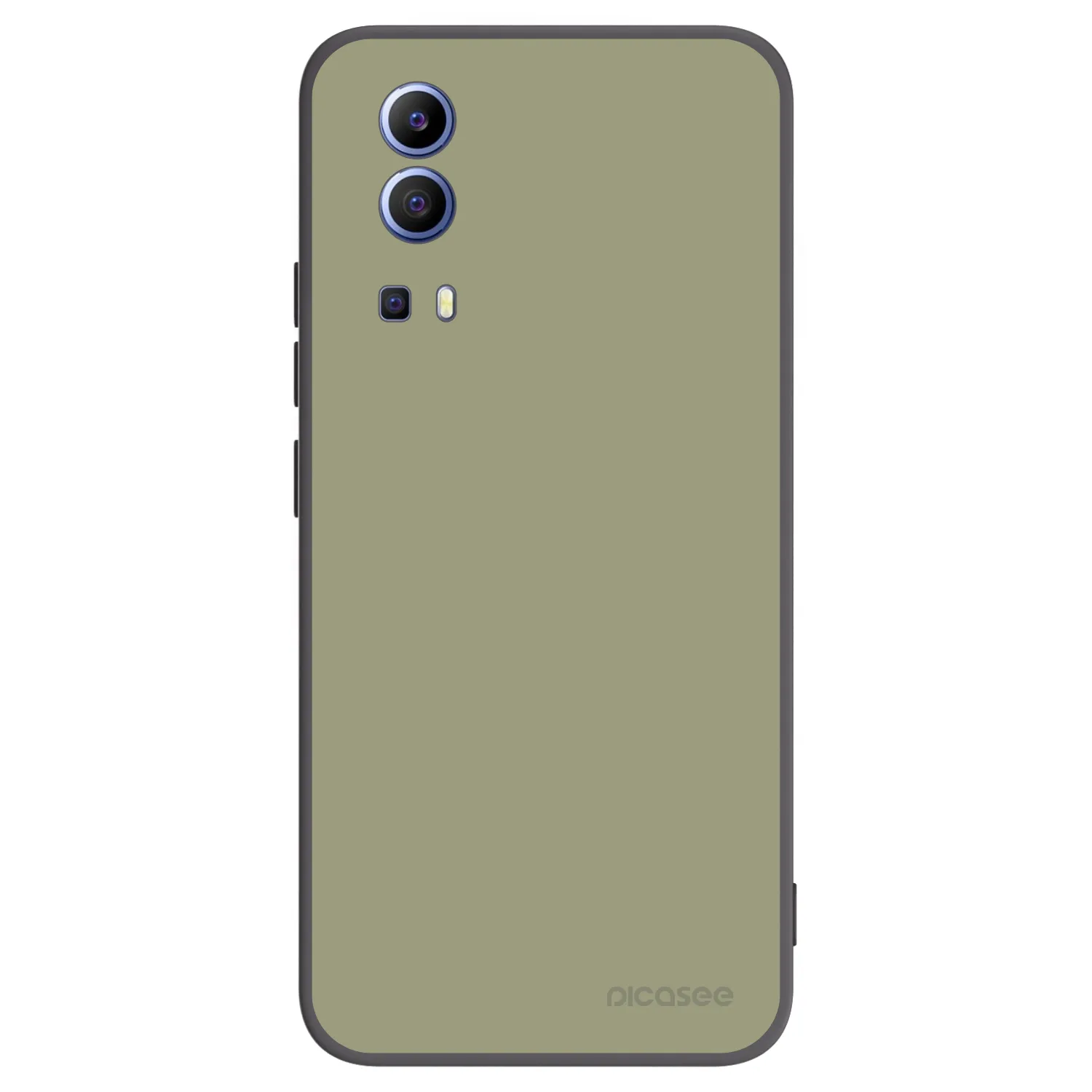 Picasee Μαύρη θήκη σιλικόνης για Vivo Y52 5G - Dewy Dawn