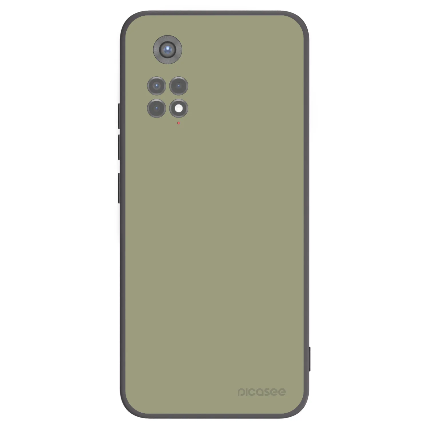 Picasee Μαύρη θήκη σιλικόνης για Xiaomi Redmi Note 11S 5G - Dewy Dawn