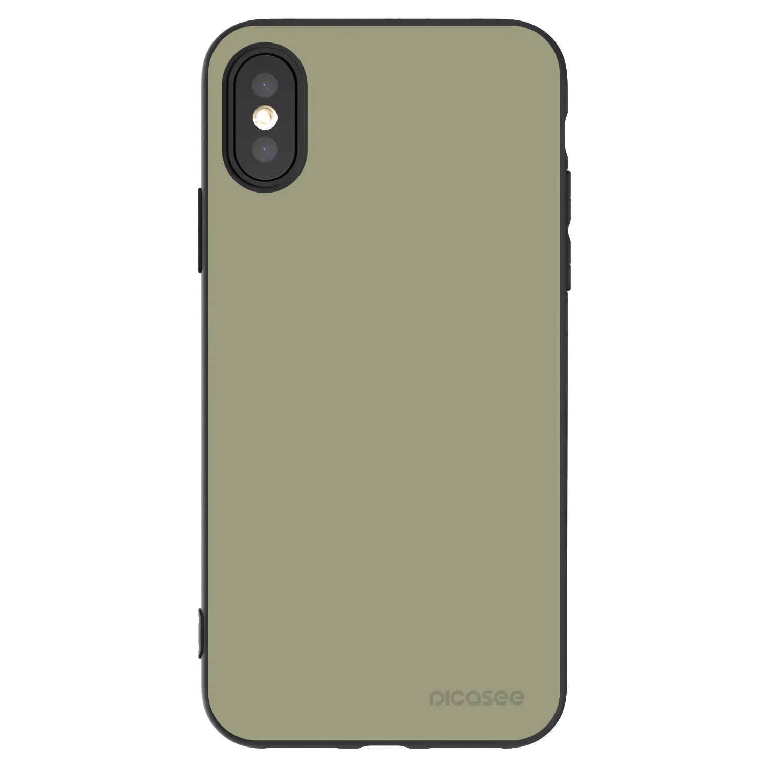 Picasee Μαύρη θήκη σιλικόνης για Apple iPhone X/XS - Dewy Dawn