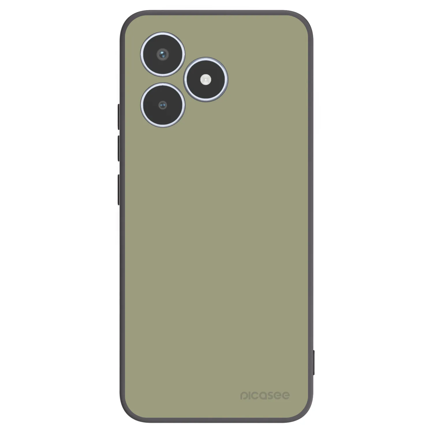 Picasee Μαύρη θήκη σιλικόνης για Realme C53 - Dewy Dawn