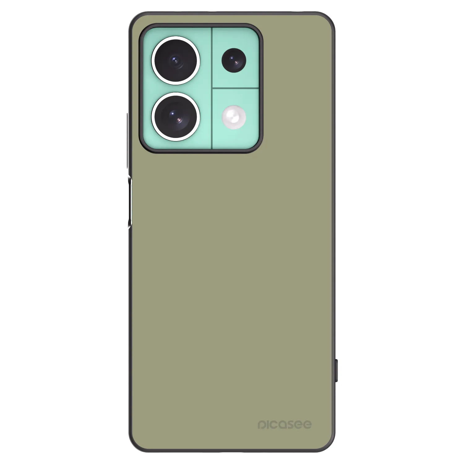 Picasee Μαύρη θήκη σιλικόνης για Xiaomi Redmi Note 13 5G - Dewy Dawn